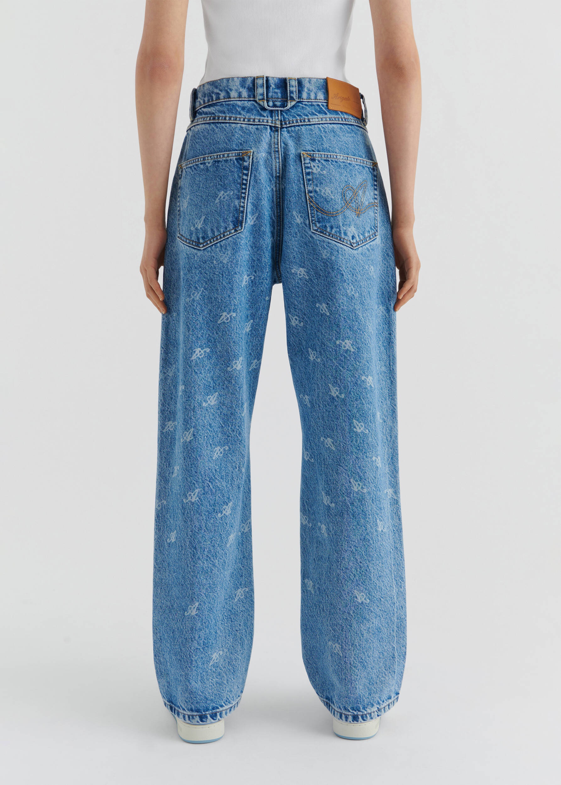 Faded Signature Sly Jeans - 3