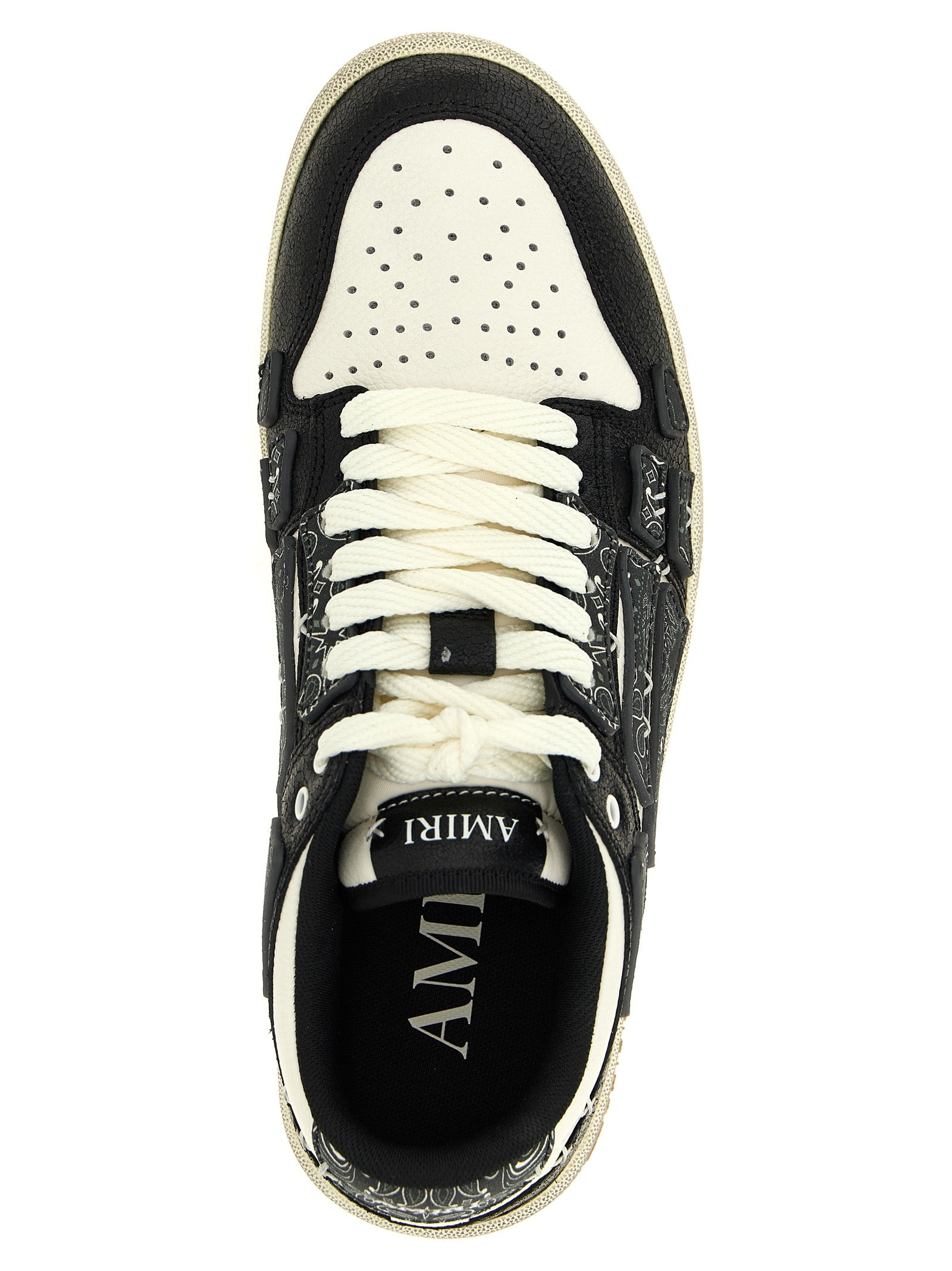 Bandana Skel Top Low Sneakers Black - 4