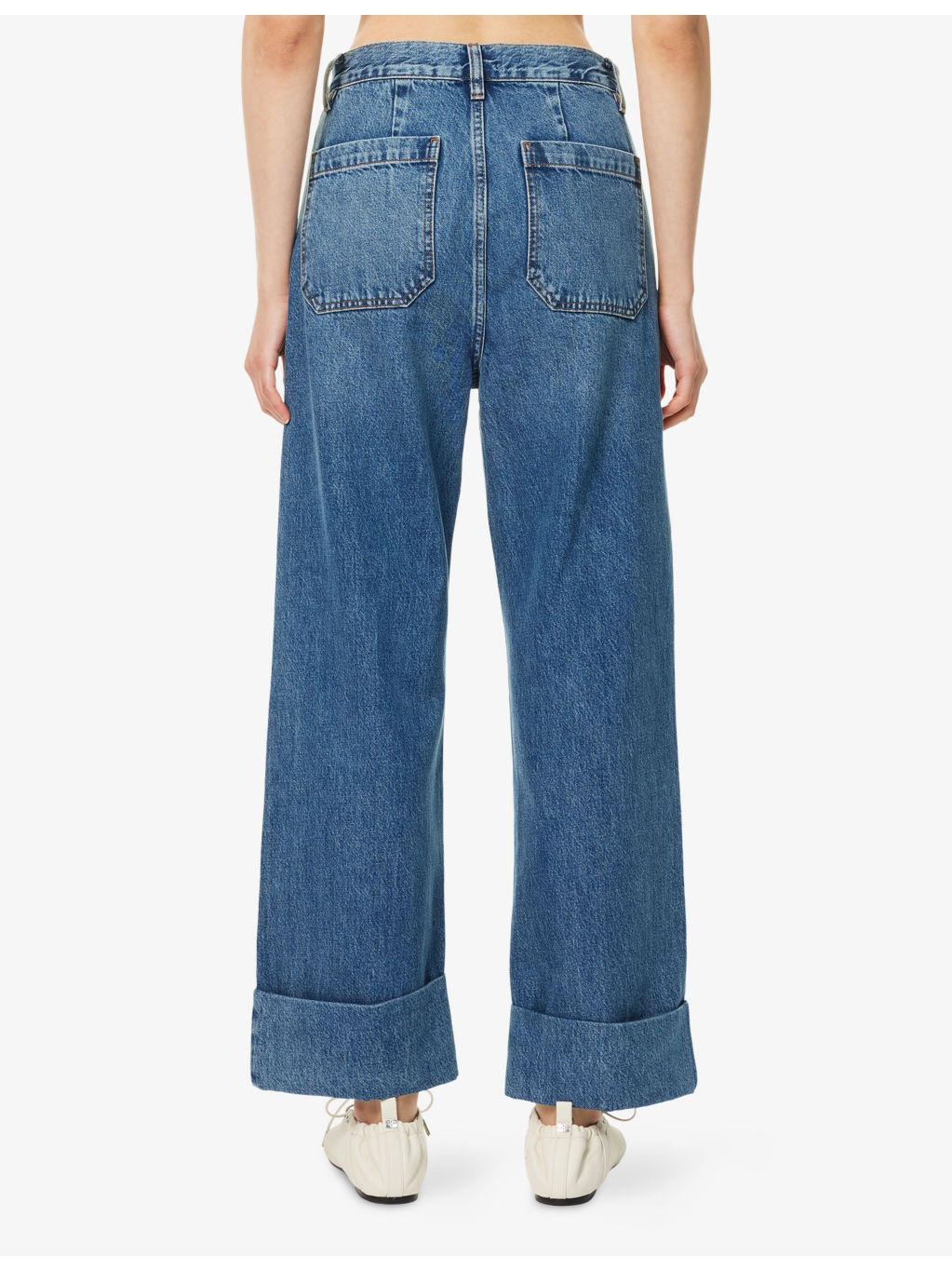 Utility Straight-Leg Cotton-Blend Jeans - 4