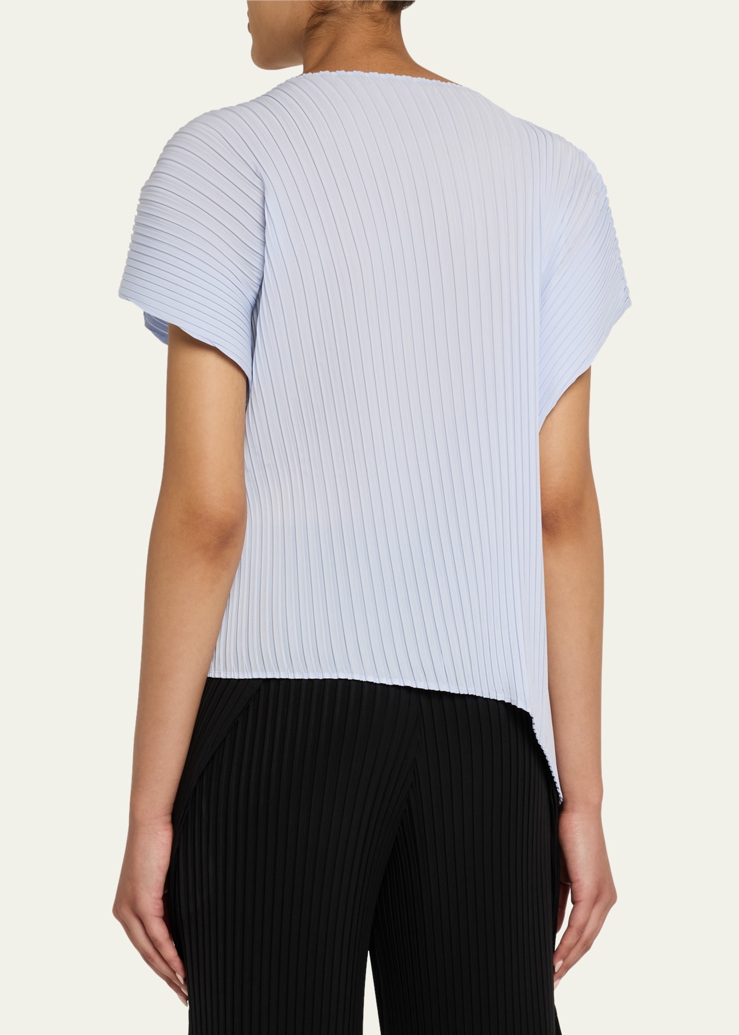Issey Miyake Shadow Study Pleats Solid Top - Bergdorf Goodman