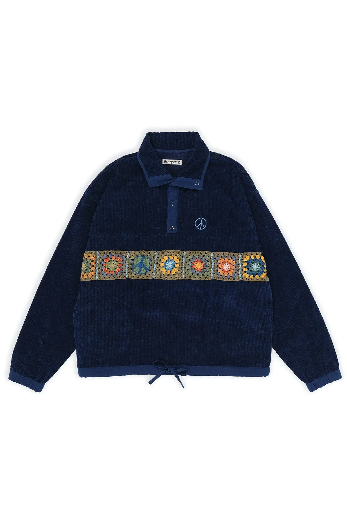 Polite Pullover - Indigo Corduroy - 1