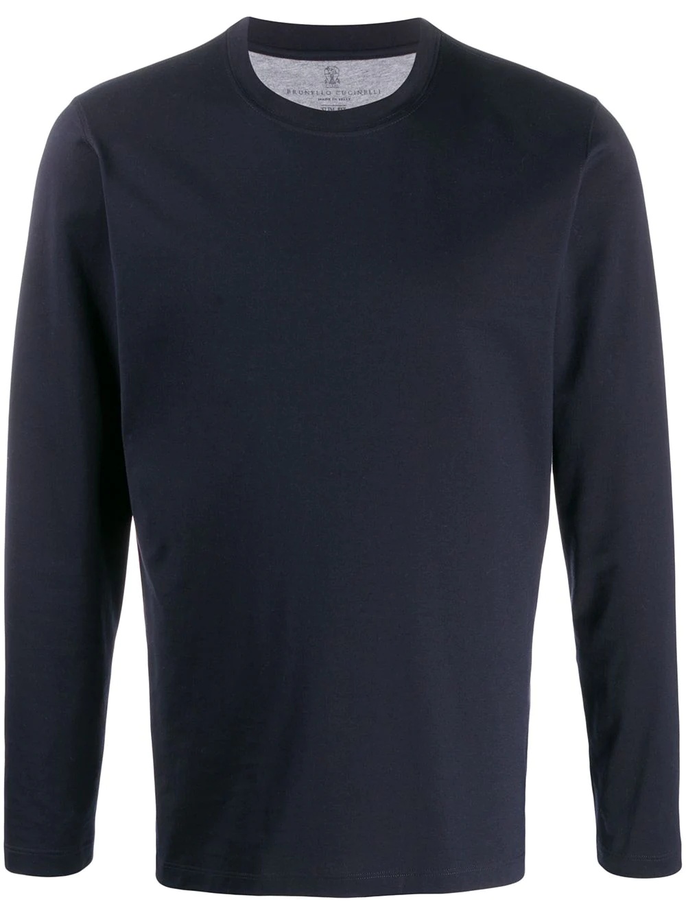 plain longsleeved T-shirt - 1