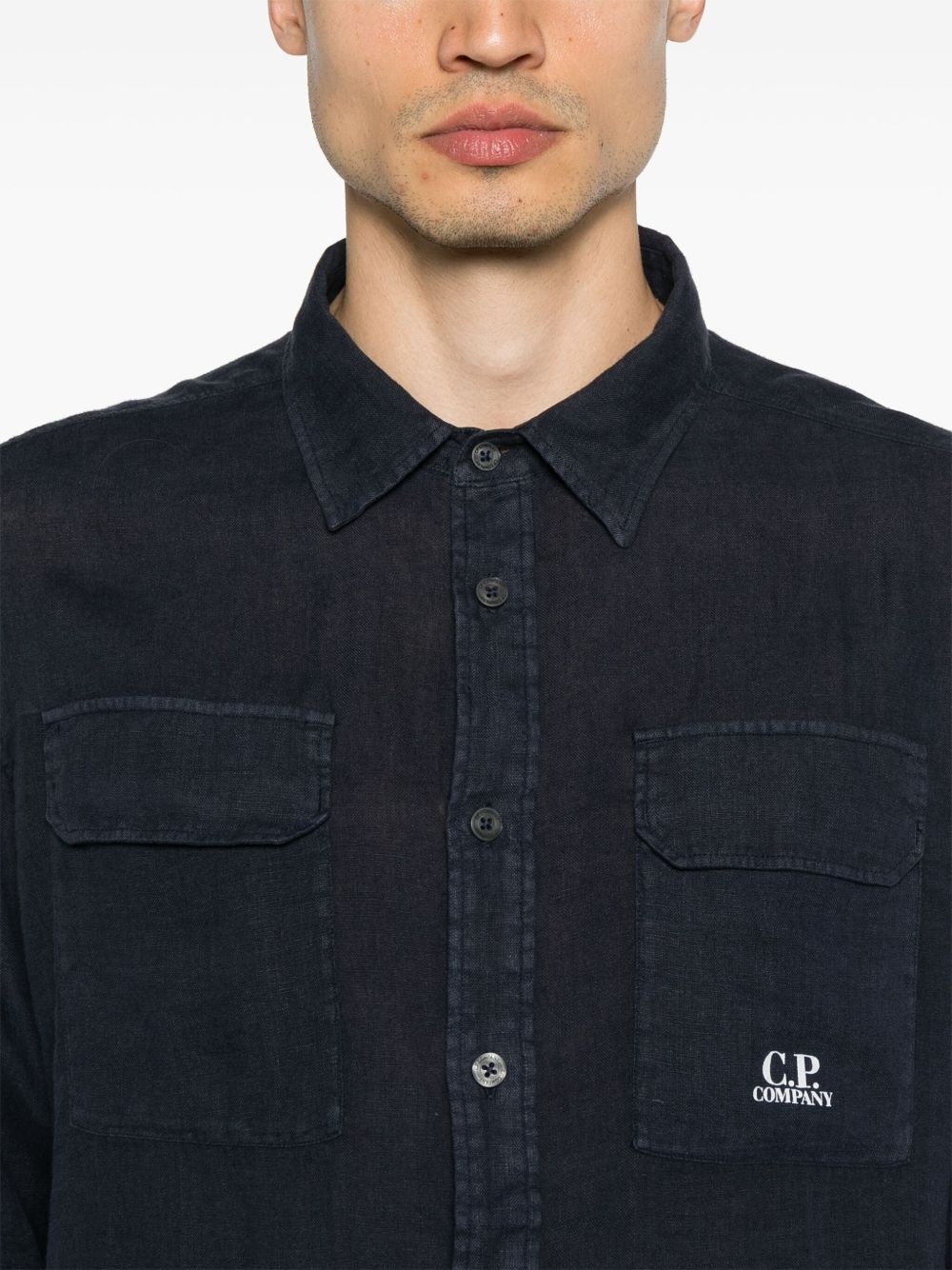 longsleeve linen shirt - 5
