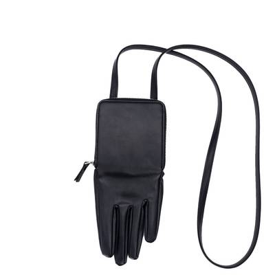 MM6 Maison Margiela Glove-Detail Mini Bag in Black outlook