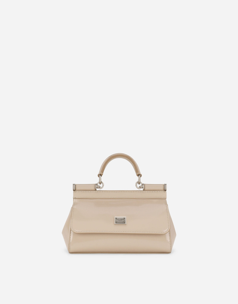 Small Sicily bag in polished calfskin 1