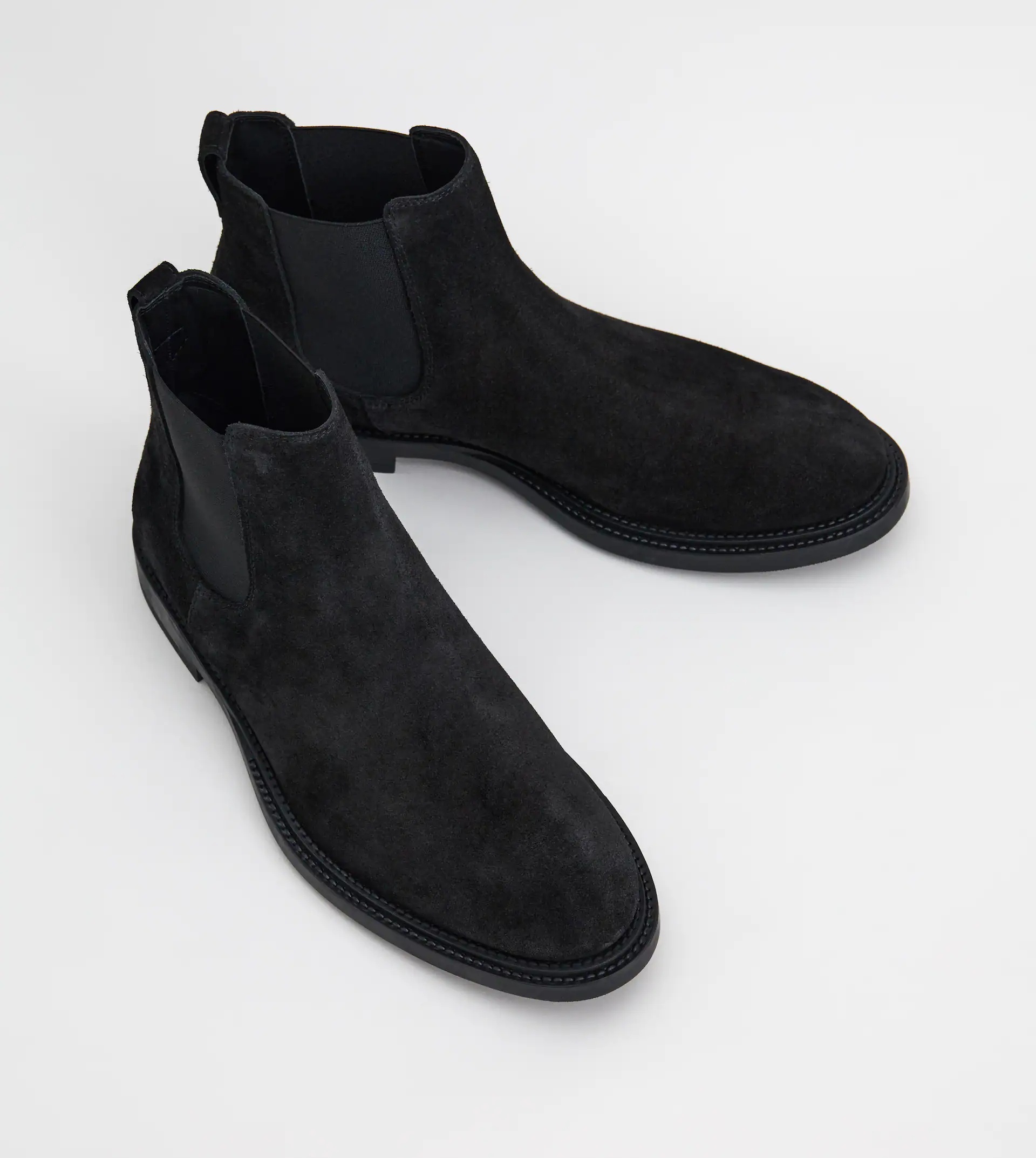 ANKLE BOOTS IN SUEDE - BLACK - 2