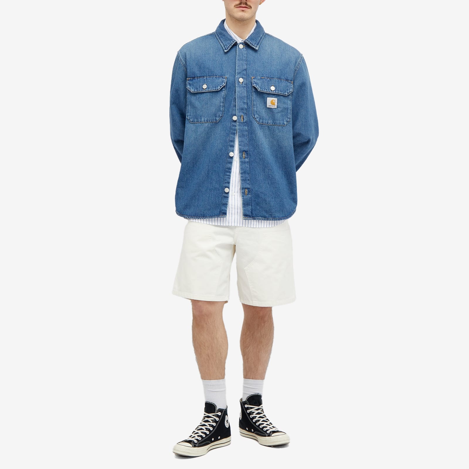 Carhartt WIP Harvey Denim Shirt Jacket - 4