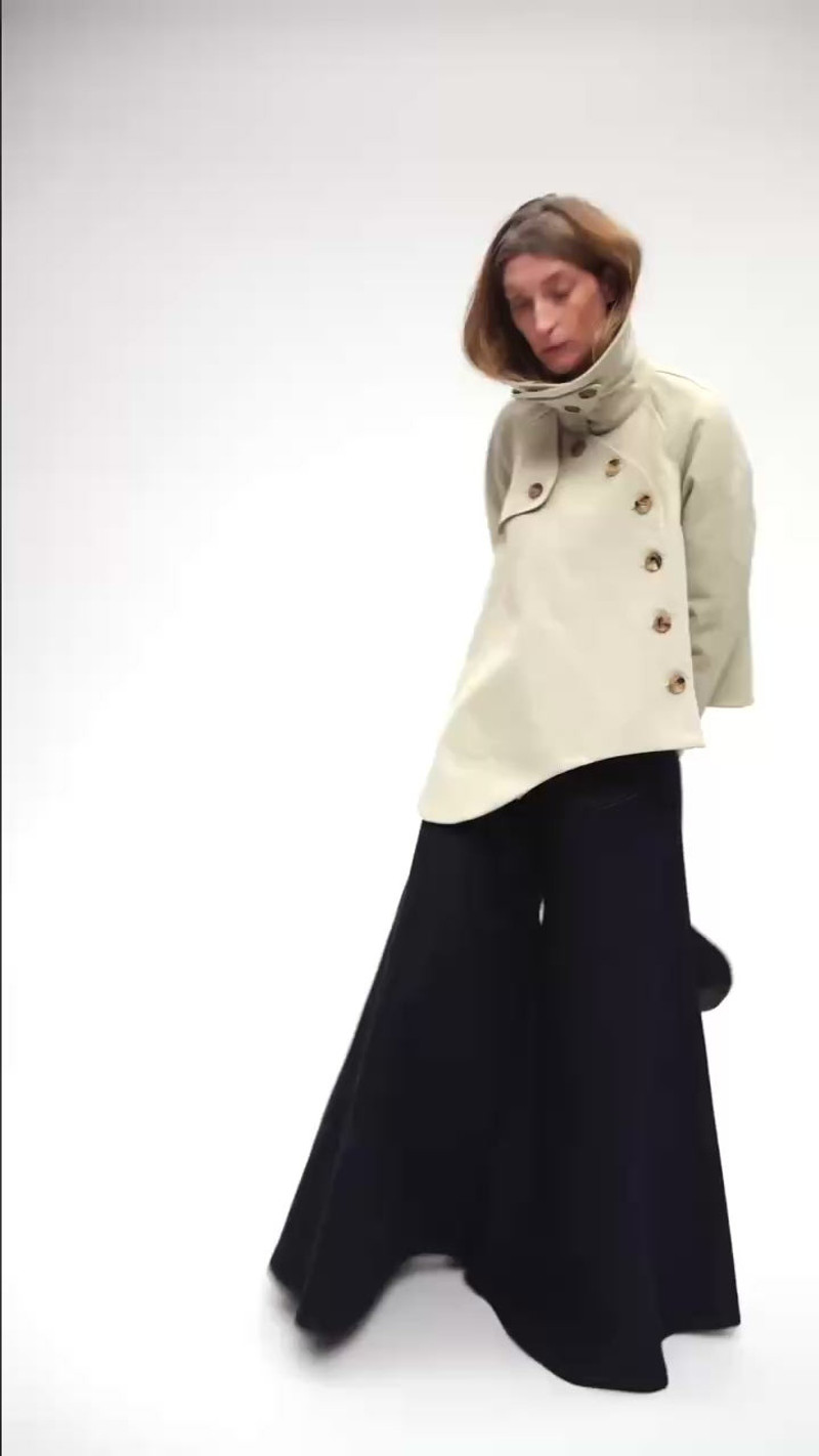 GABERDINE TRENCH JACKET LIGHT KHAKI 8