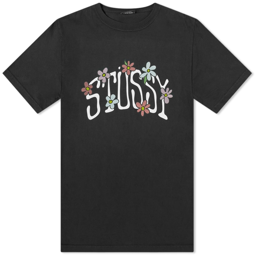 Stussy Flower Collegiate Pigment Dyed Tee - 1