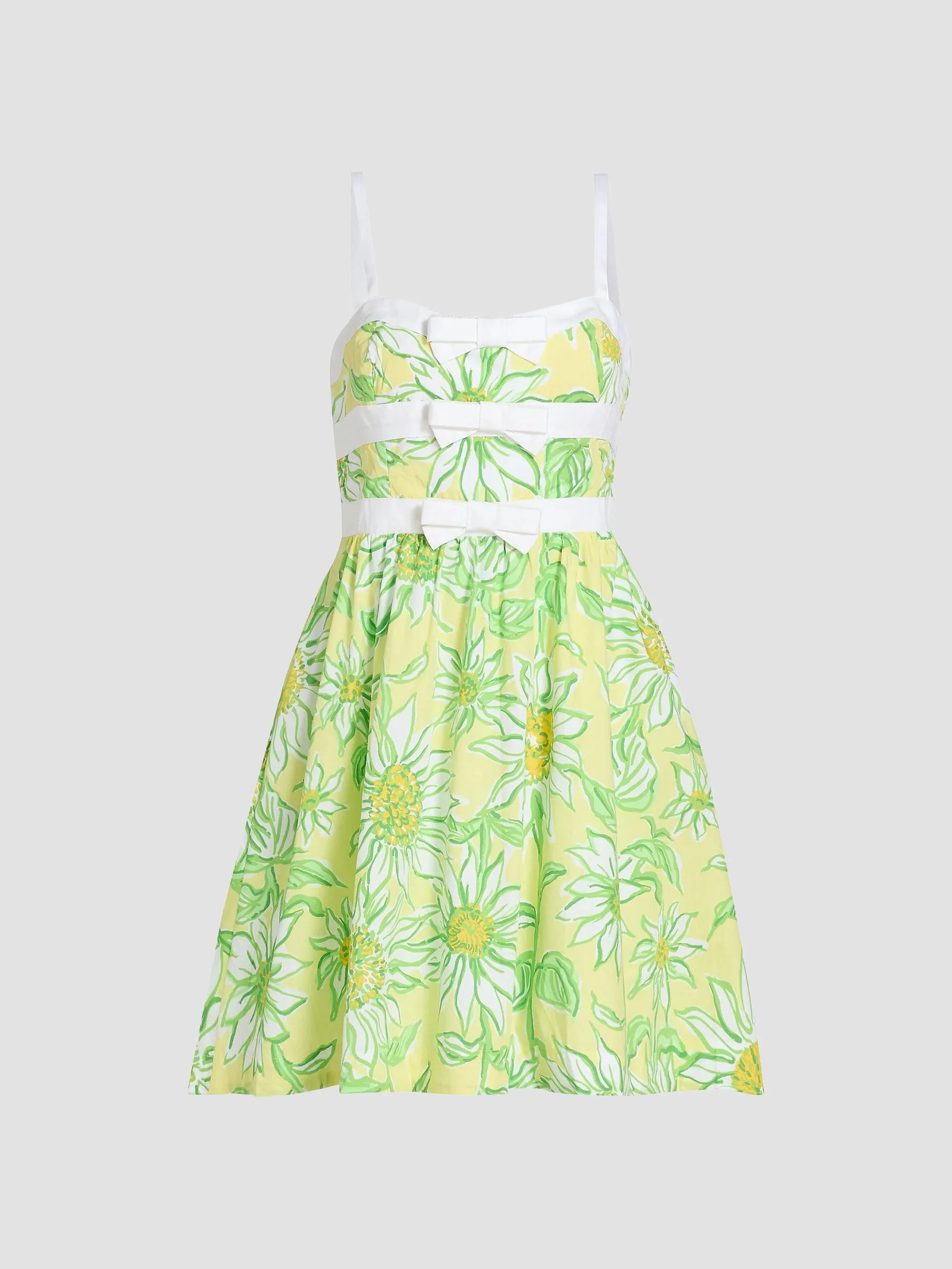 Women's Cheri Floral A-Line Sleeveless Minidress - Limoncello Sunbelievable - 1