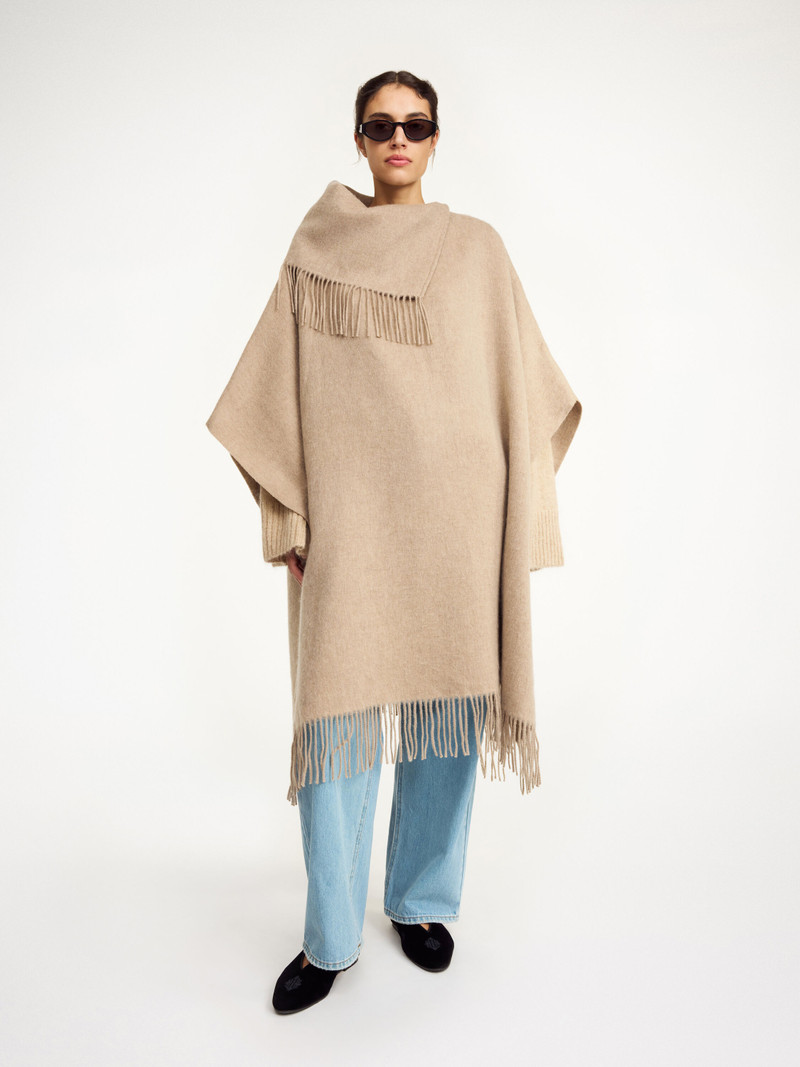 BY MALENE BIRGER Turtlo wool poncho outlook