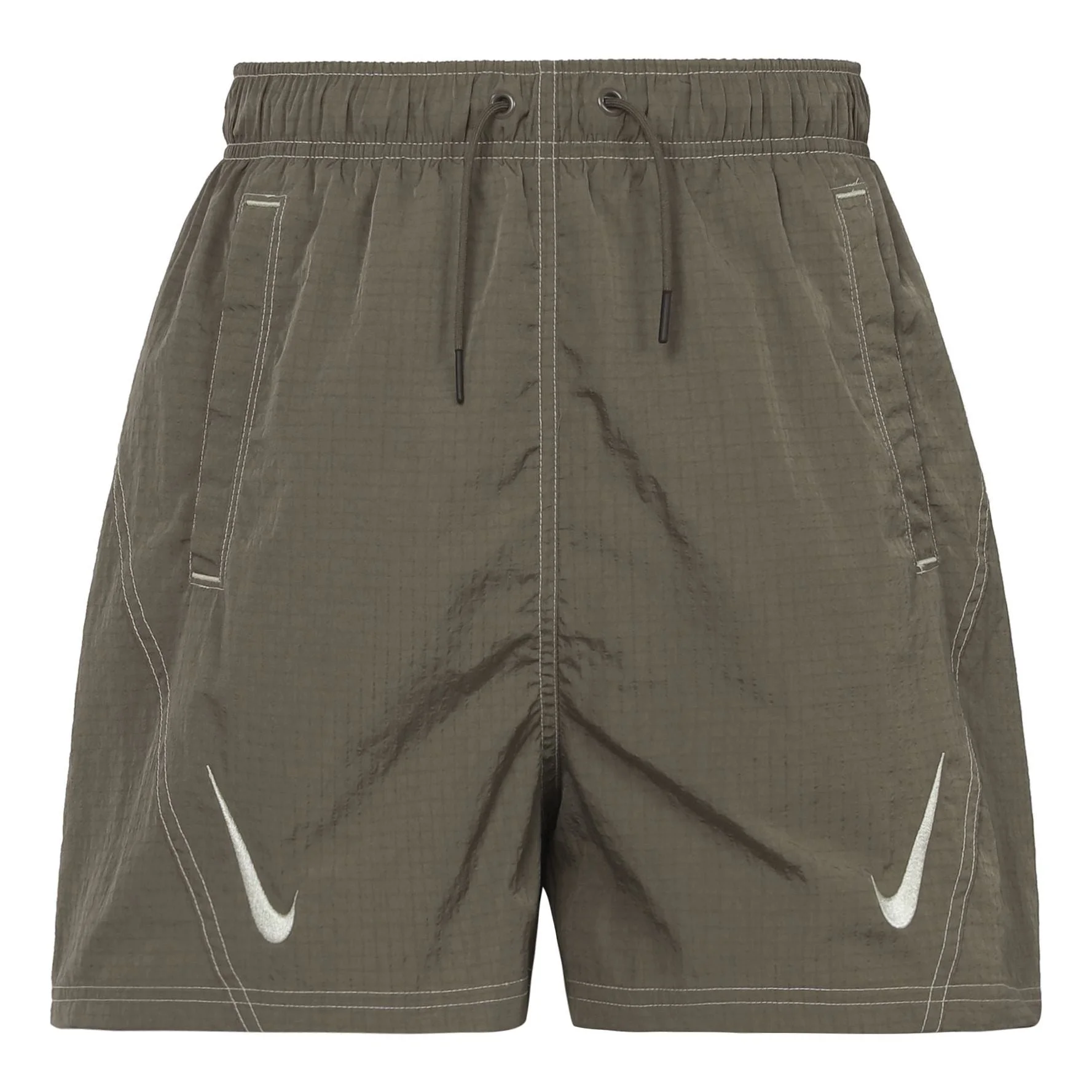 (WMNS) Nike AS W Nike Sportswear RPL SWSH WVN GX HR SH IRONSTONE DD5593-004 - 1