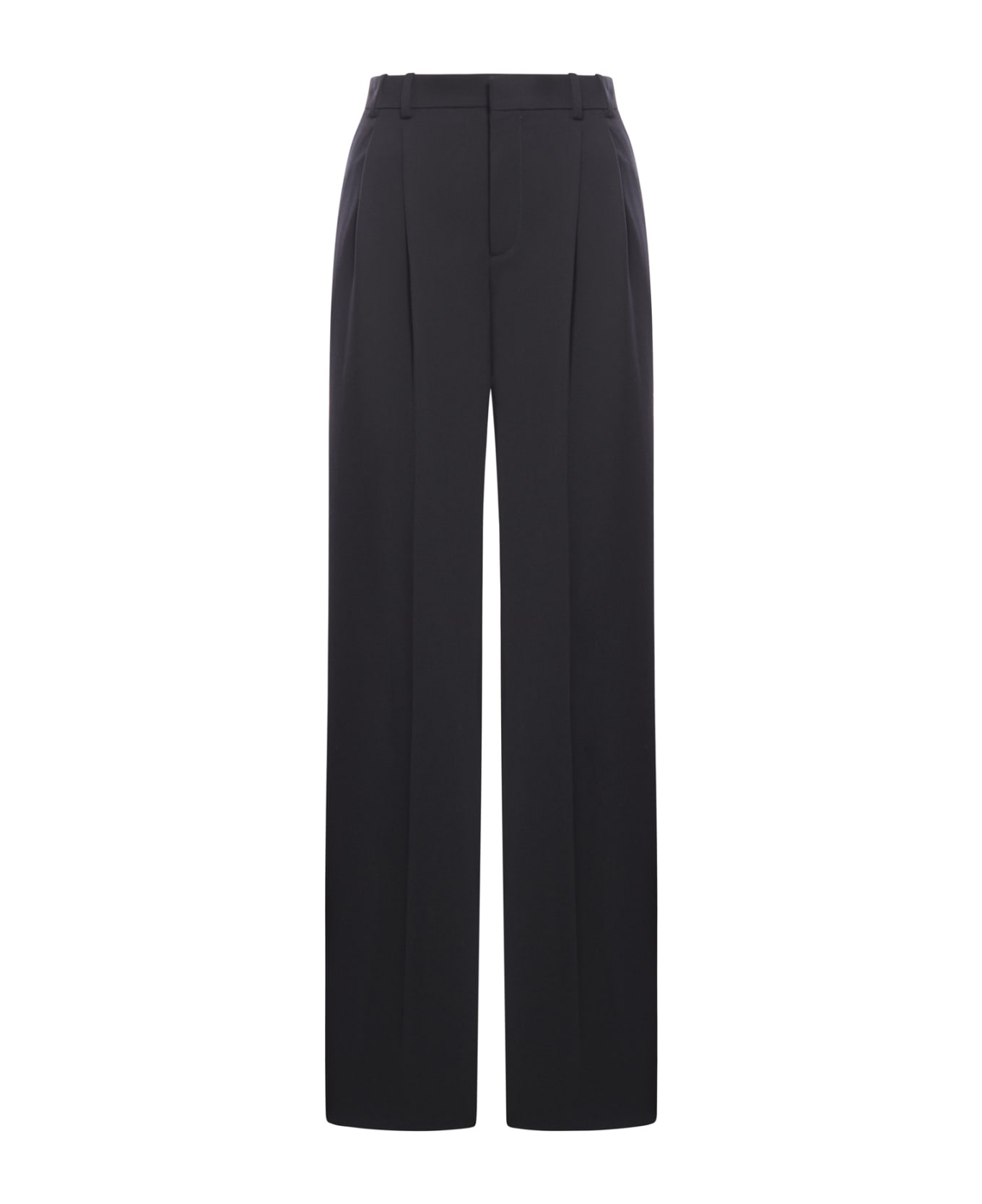 Pantalon Grain De Poudre De Laine - 1