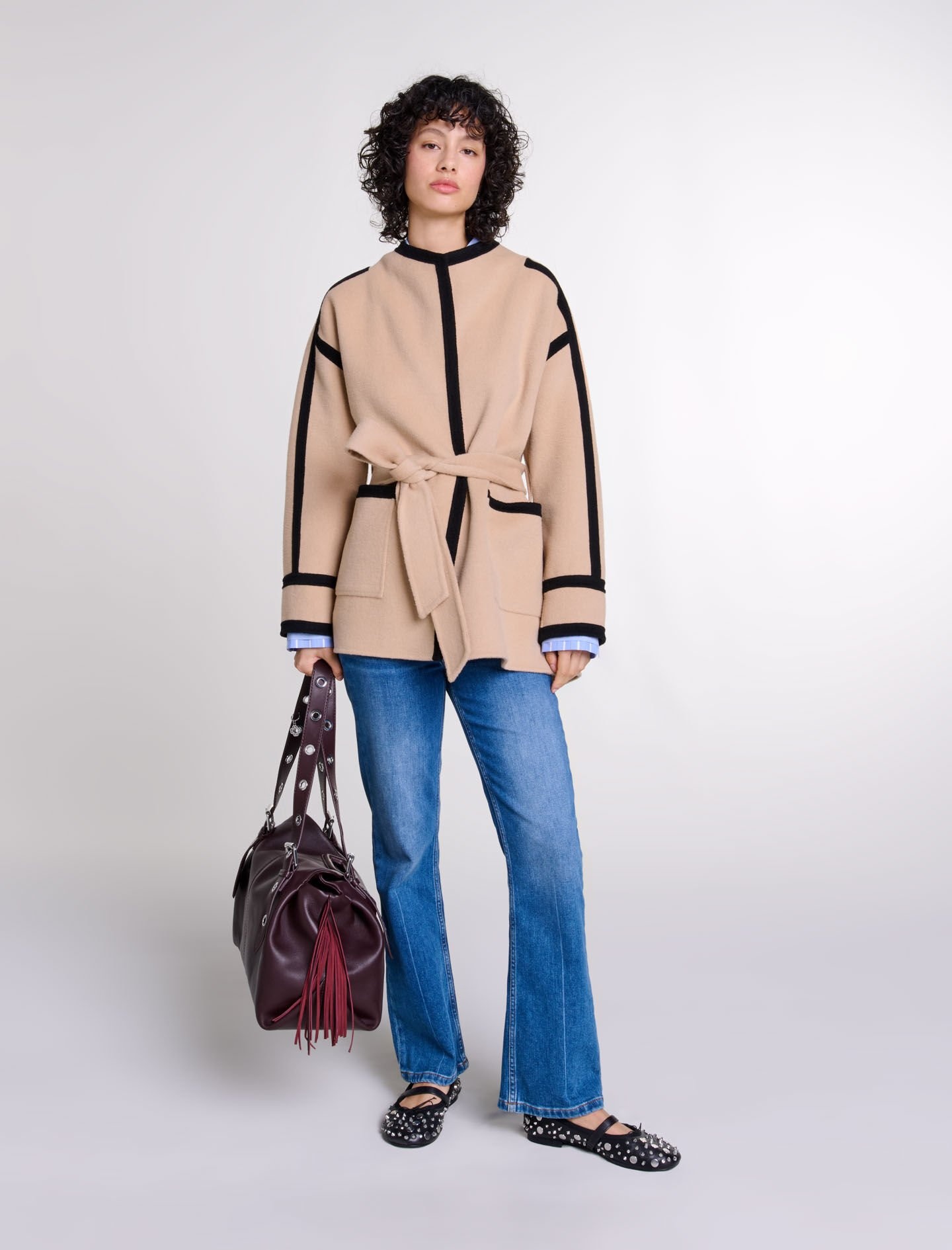 Short two-tone coat - 2