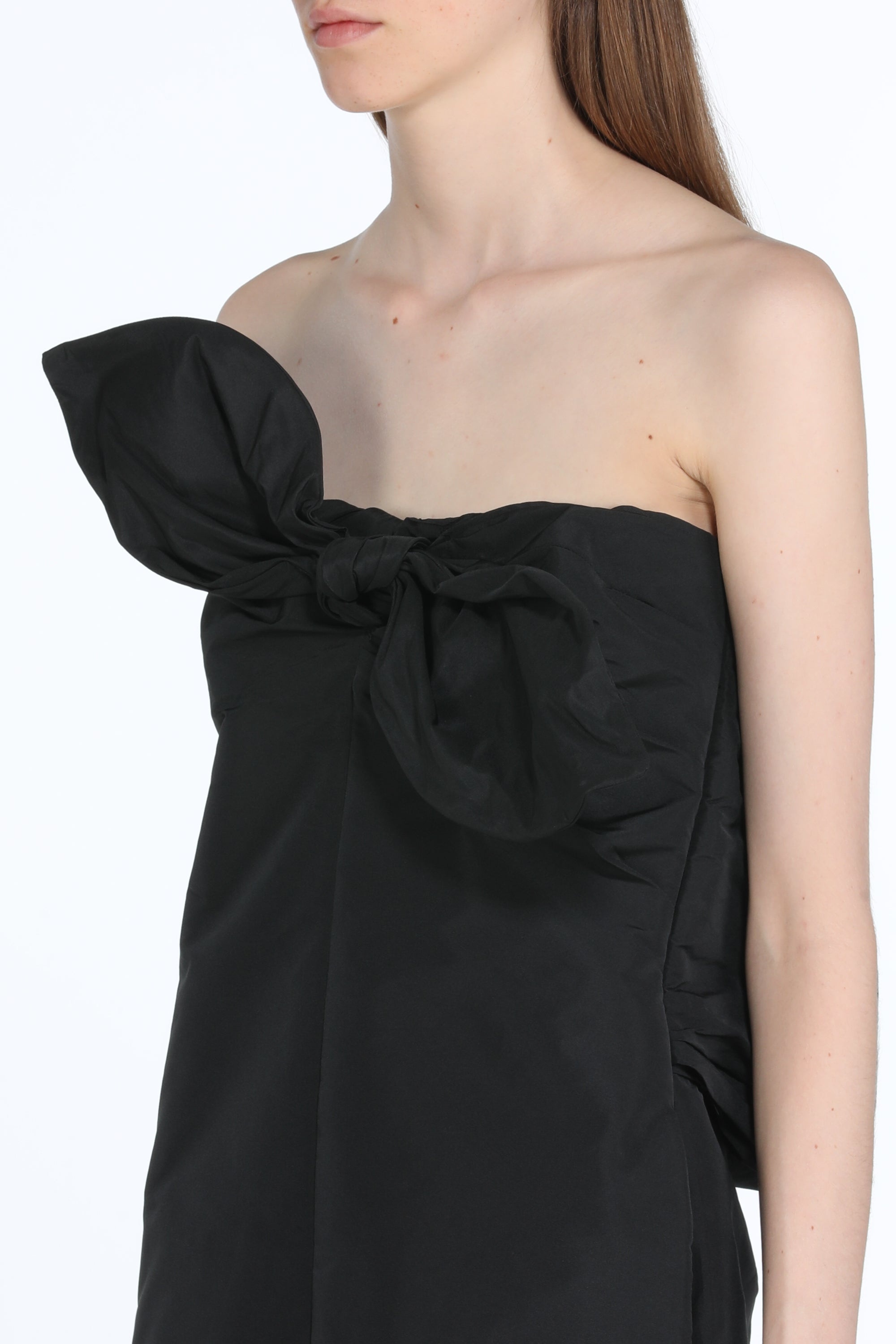 BOW-DETAIL MINI DRESS - 4