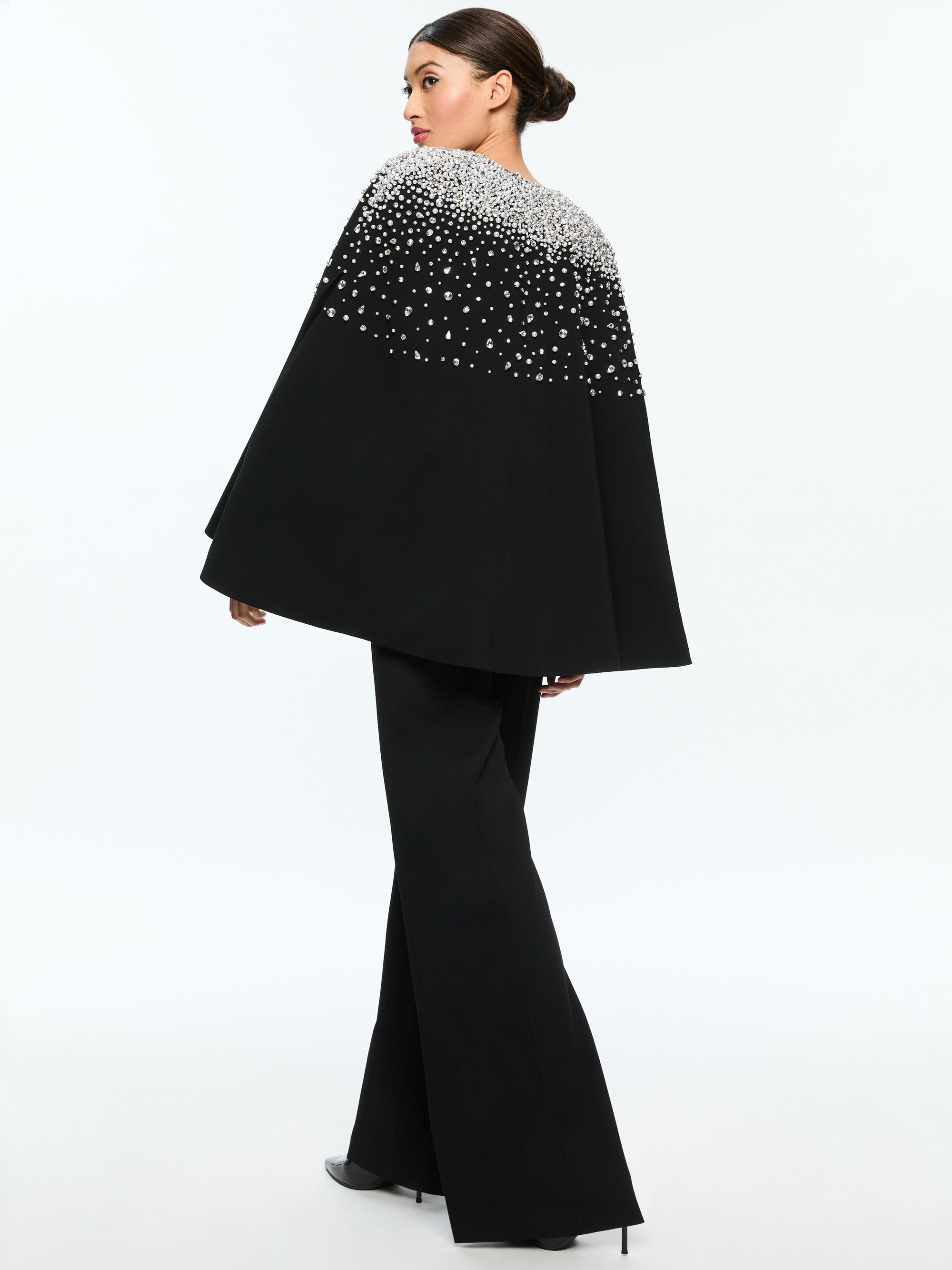 KIESHA EMBELLISHED CAPE - 5