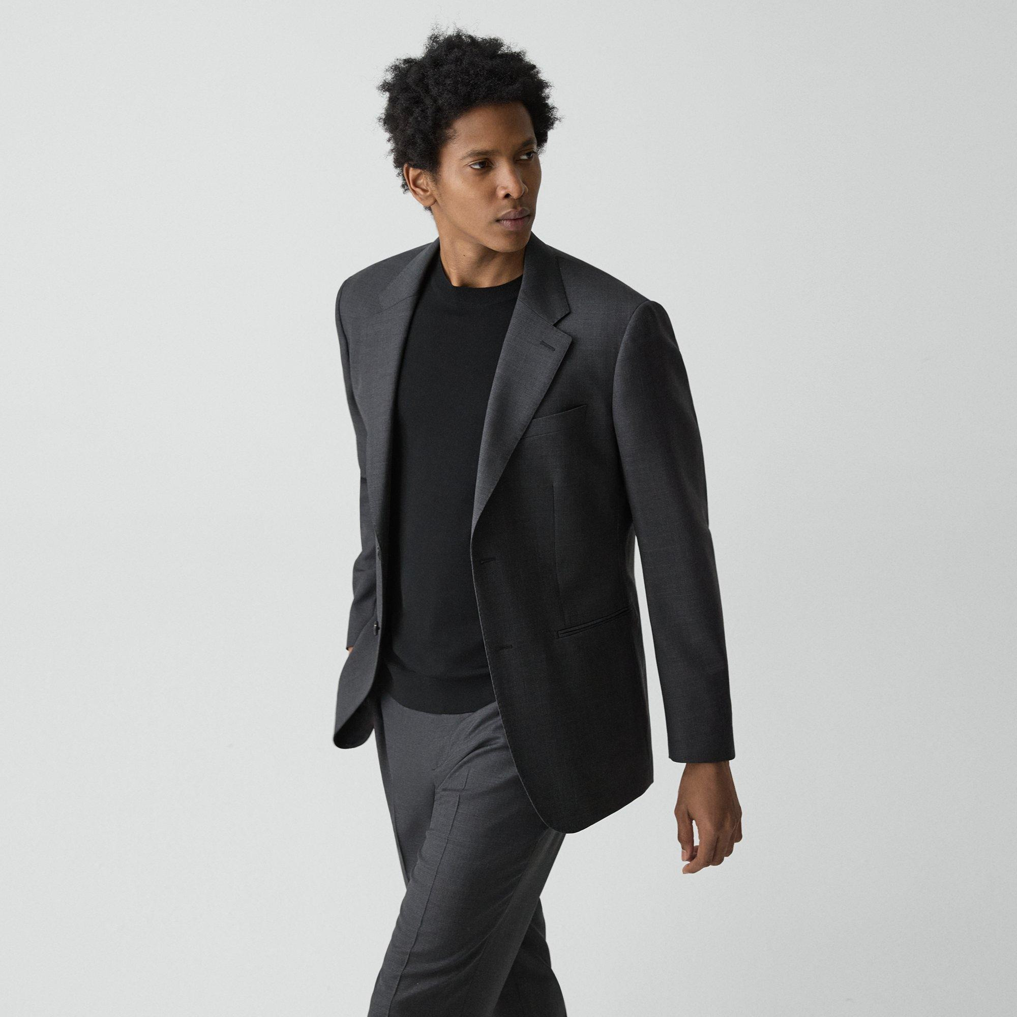 Relaxed Blazer in Stretch Wool - 3