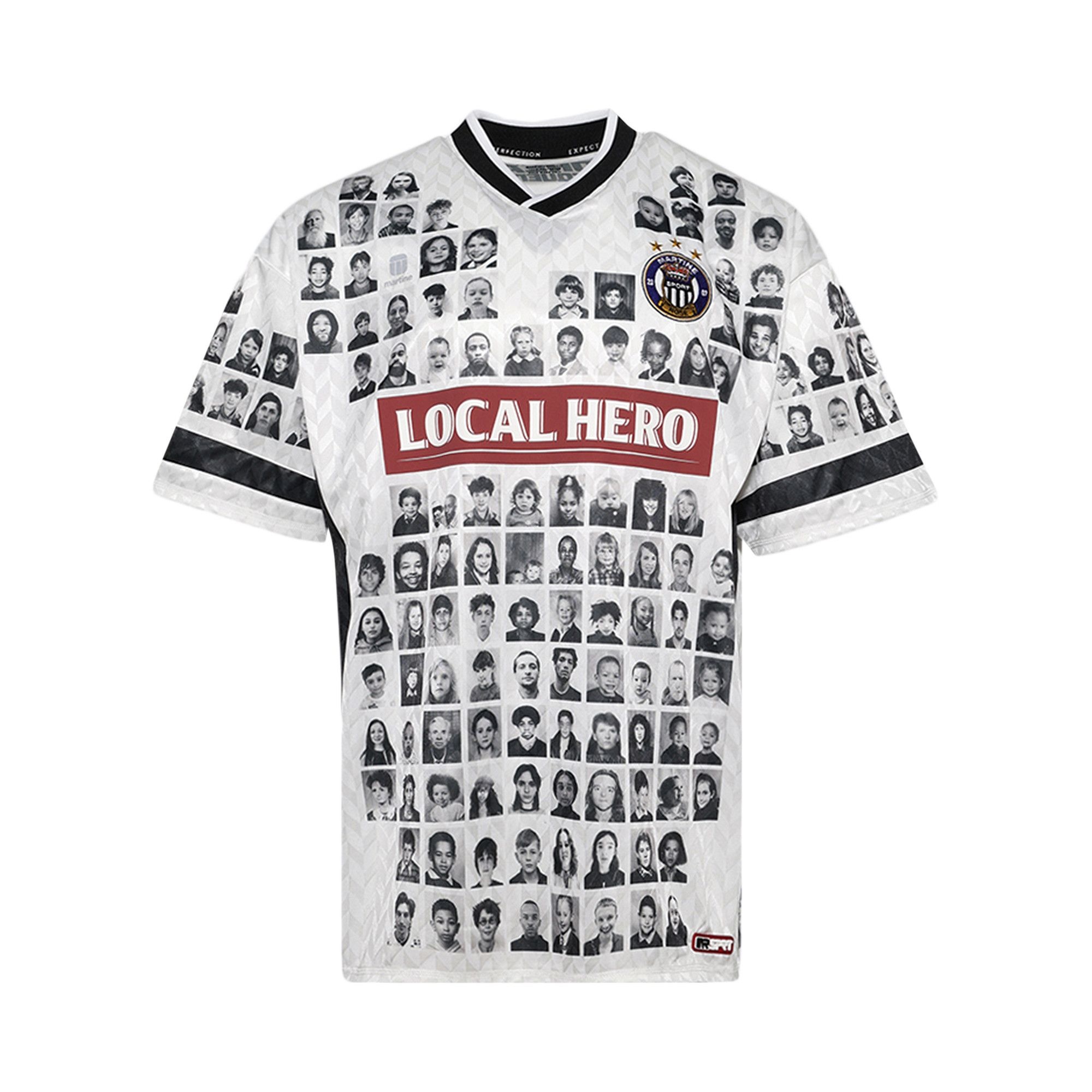 Martine Rose Printed Football Top 'White' - 1