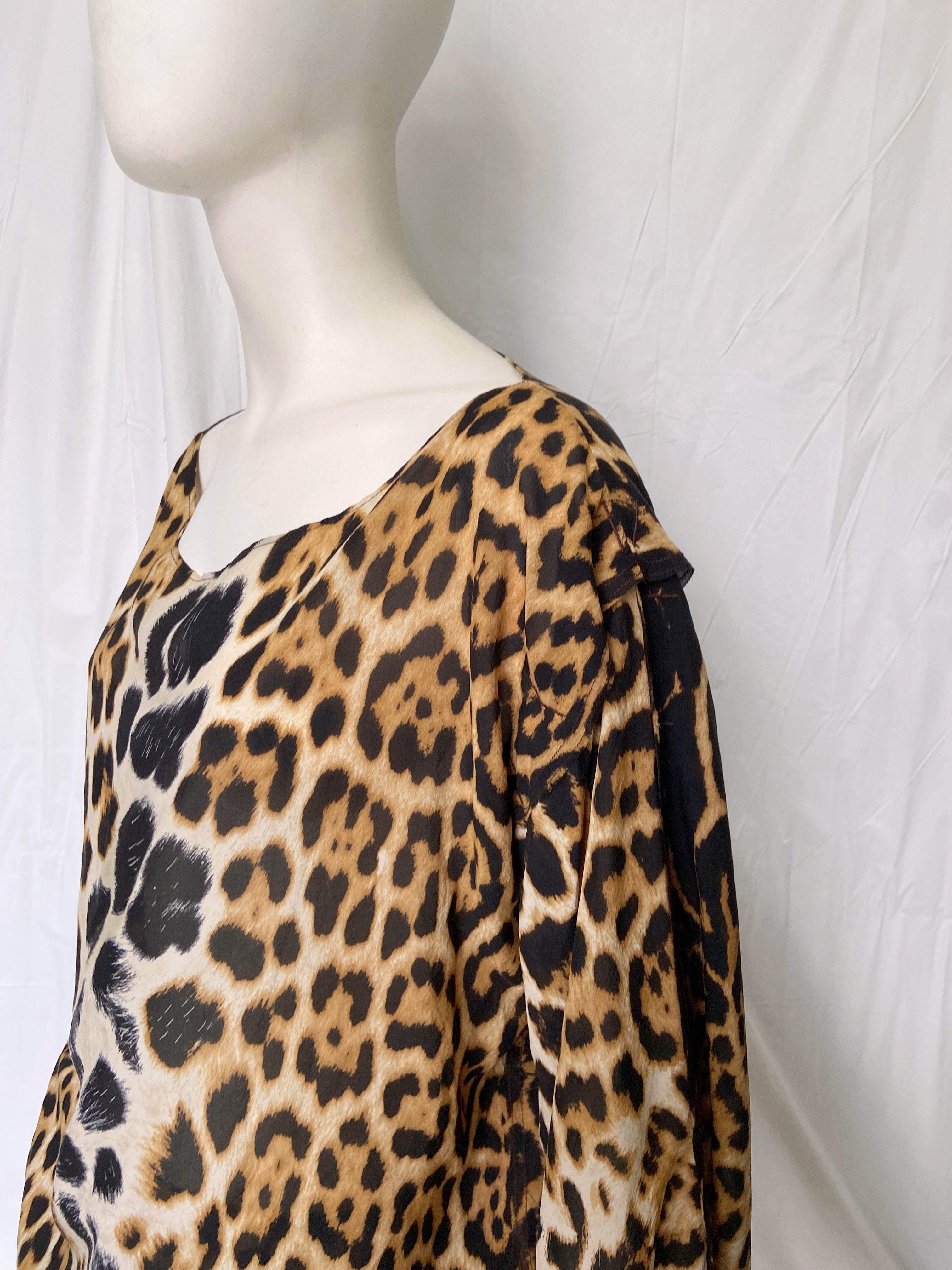 Yves Saint Laurent Rive Gauche Spring 2002 Tom Ford Iconic Runway Leopard/ Cheetah Print Oversized S - 11