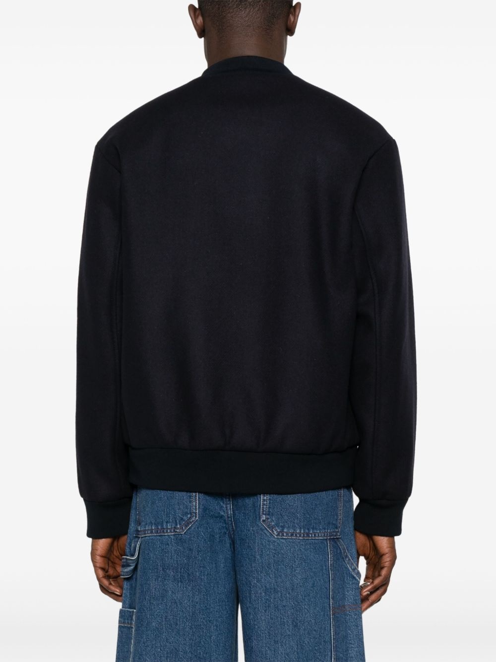 logo-embroidered jacket - 4