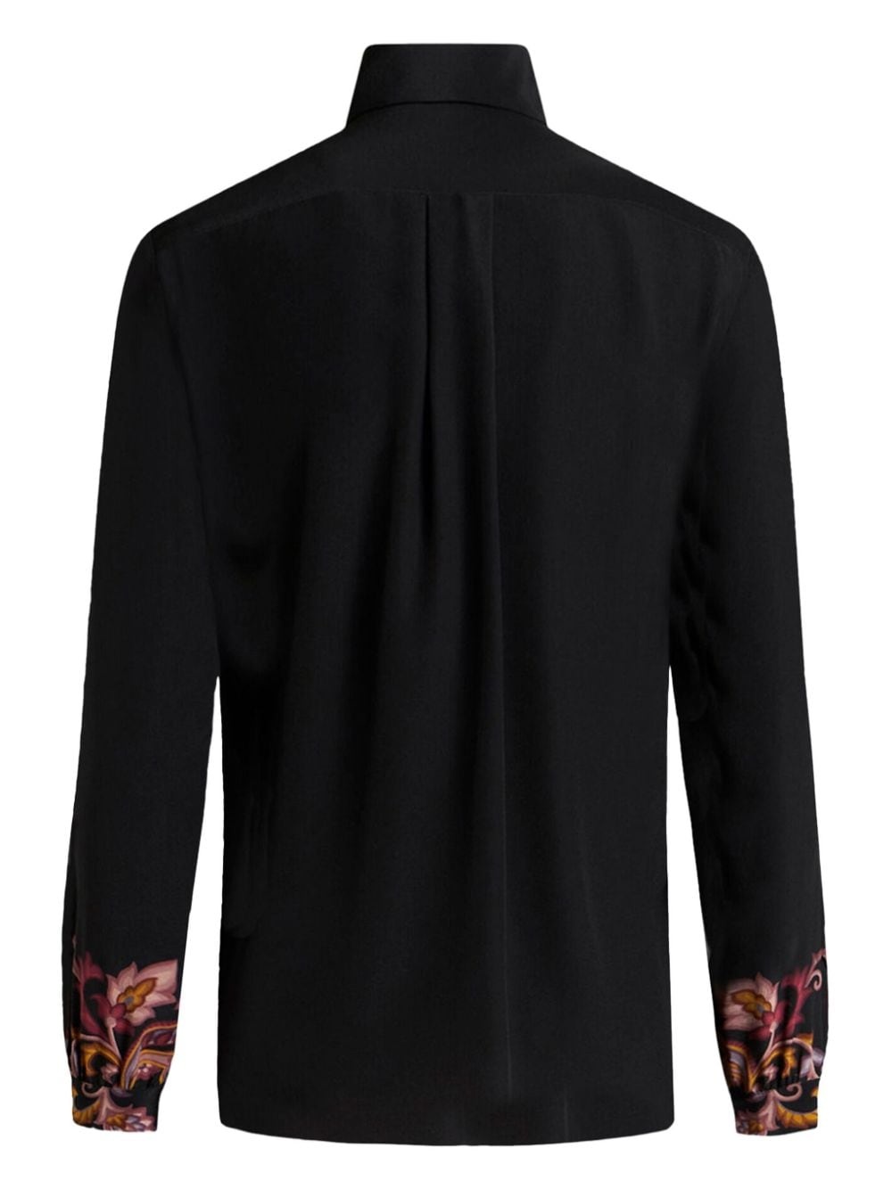 printed silk shirt - 6