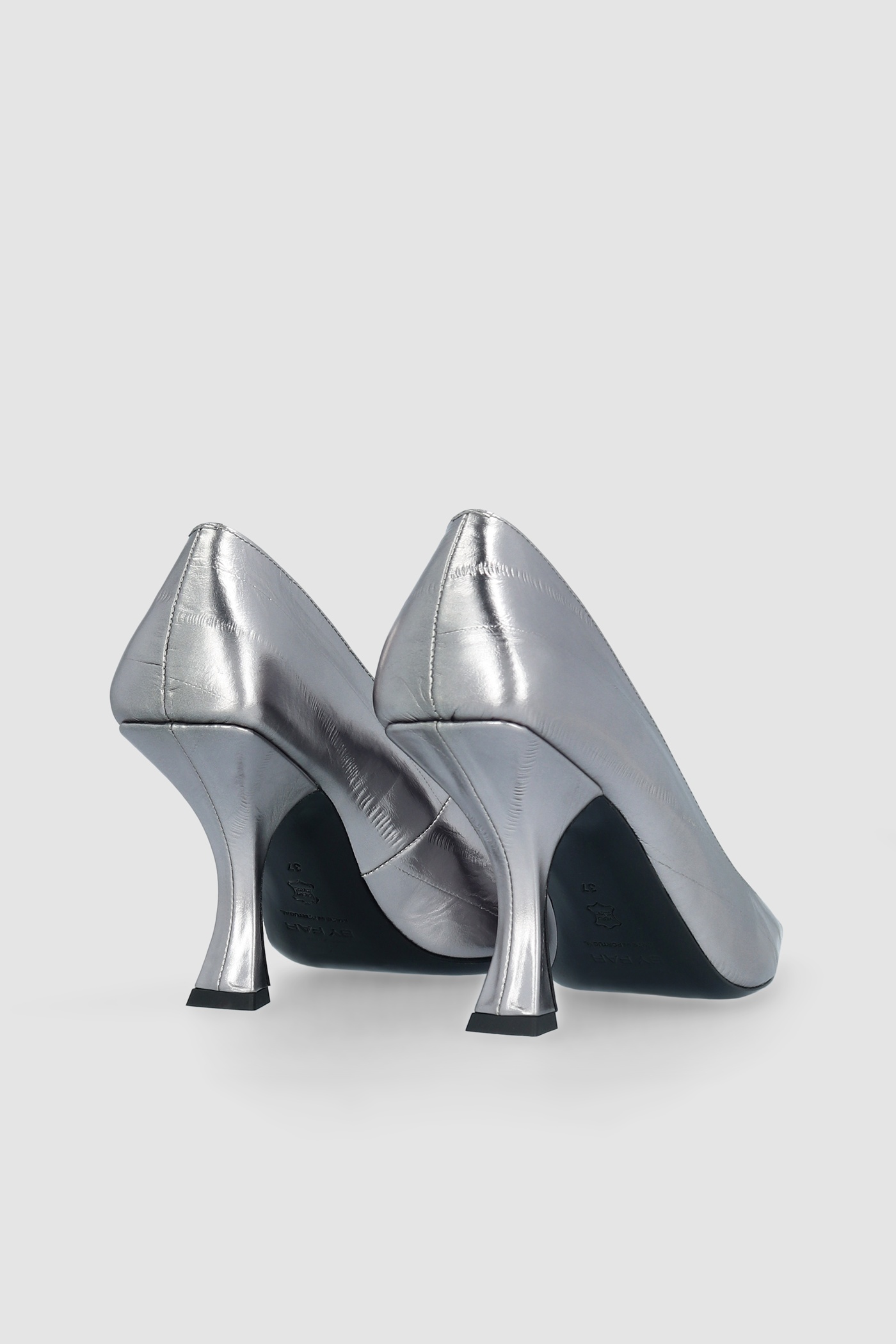 Viva Inox Eel Embossed Metallic Leather Pump - 4