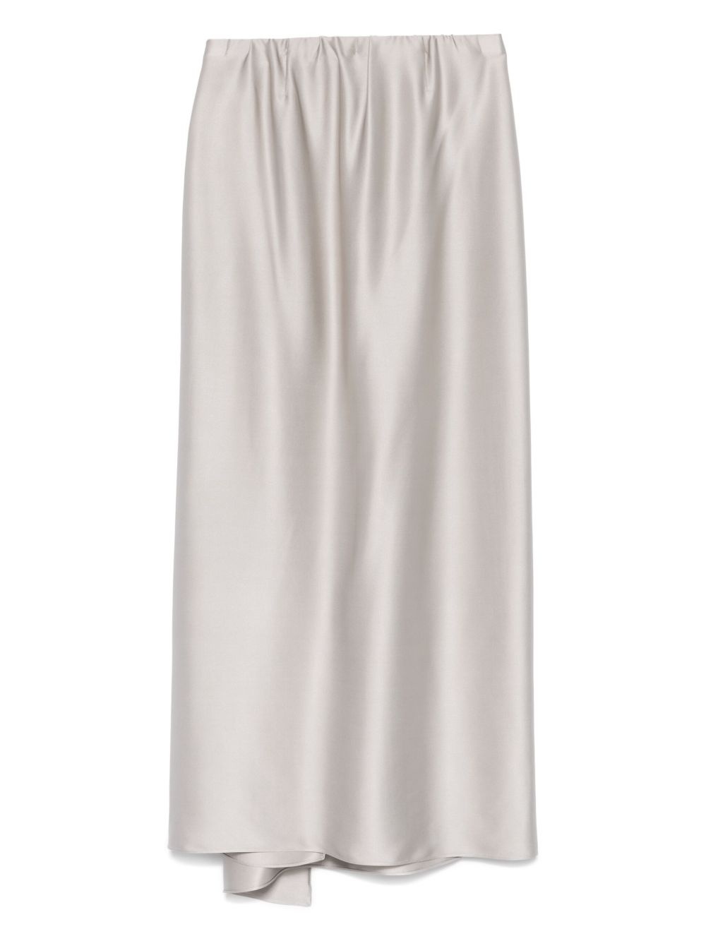 silk maxi skirt - 2