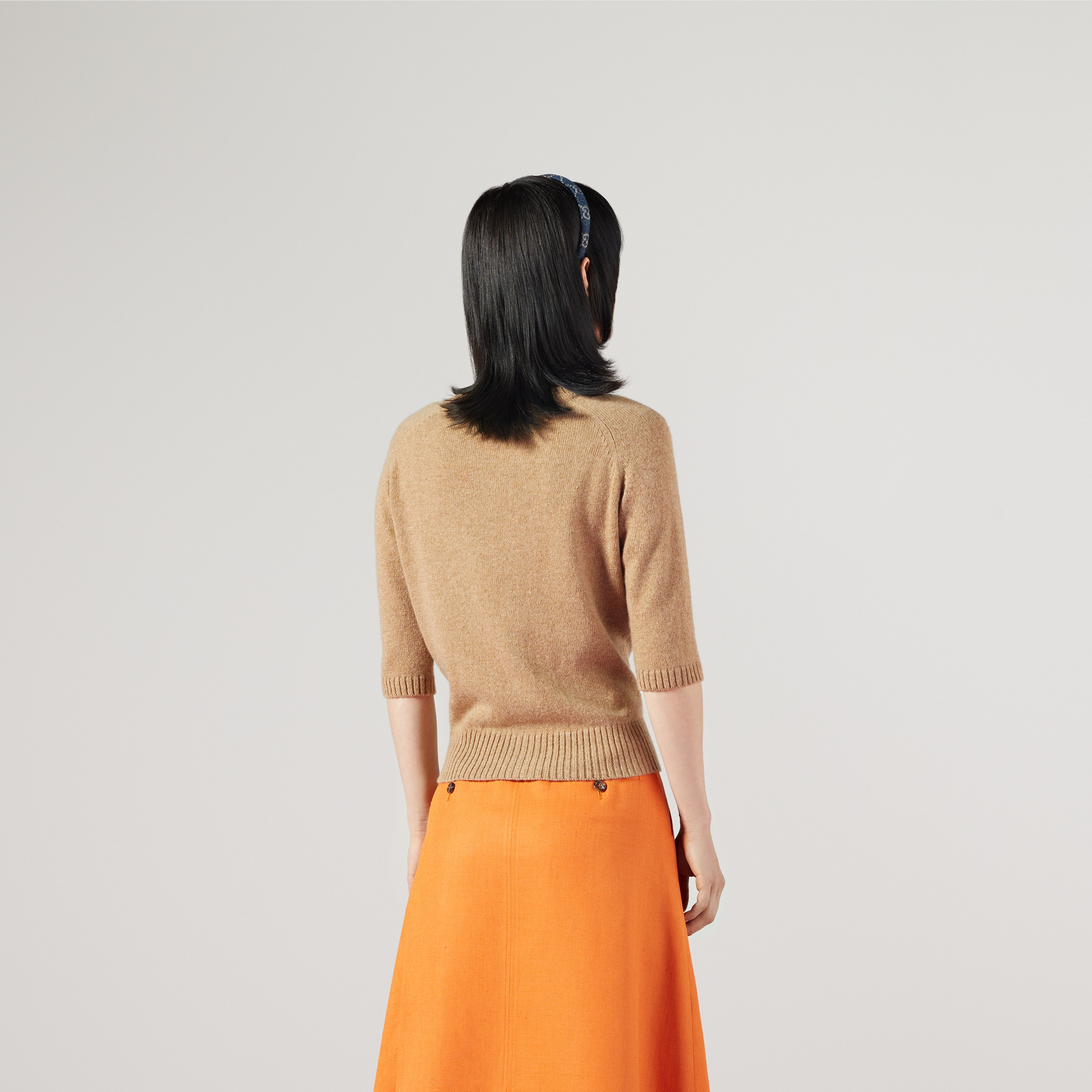 Cashmere top with Horsebit - 4