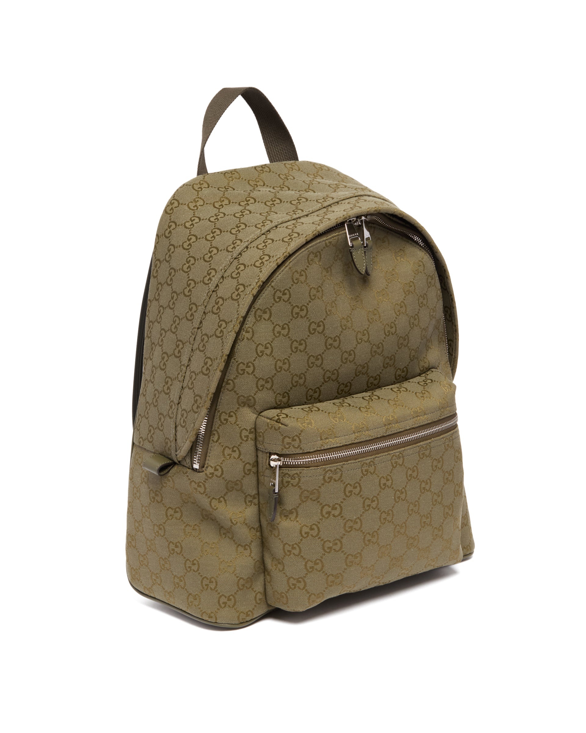 Green GG Fabric Backpack - 6
