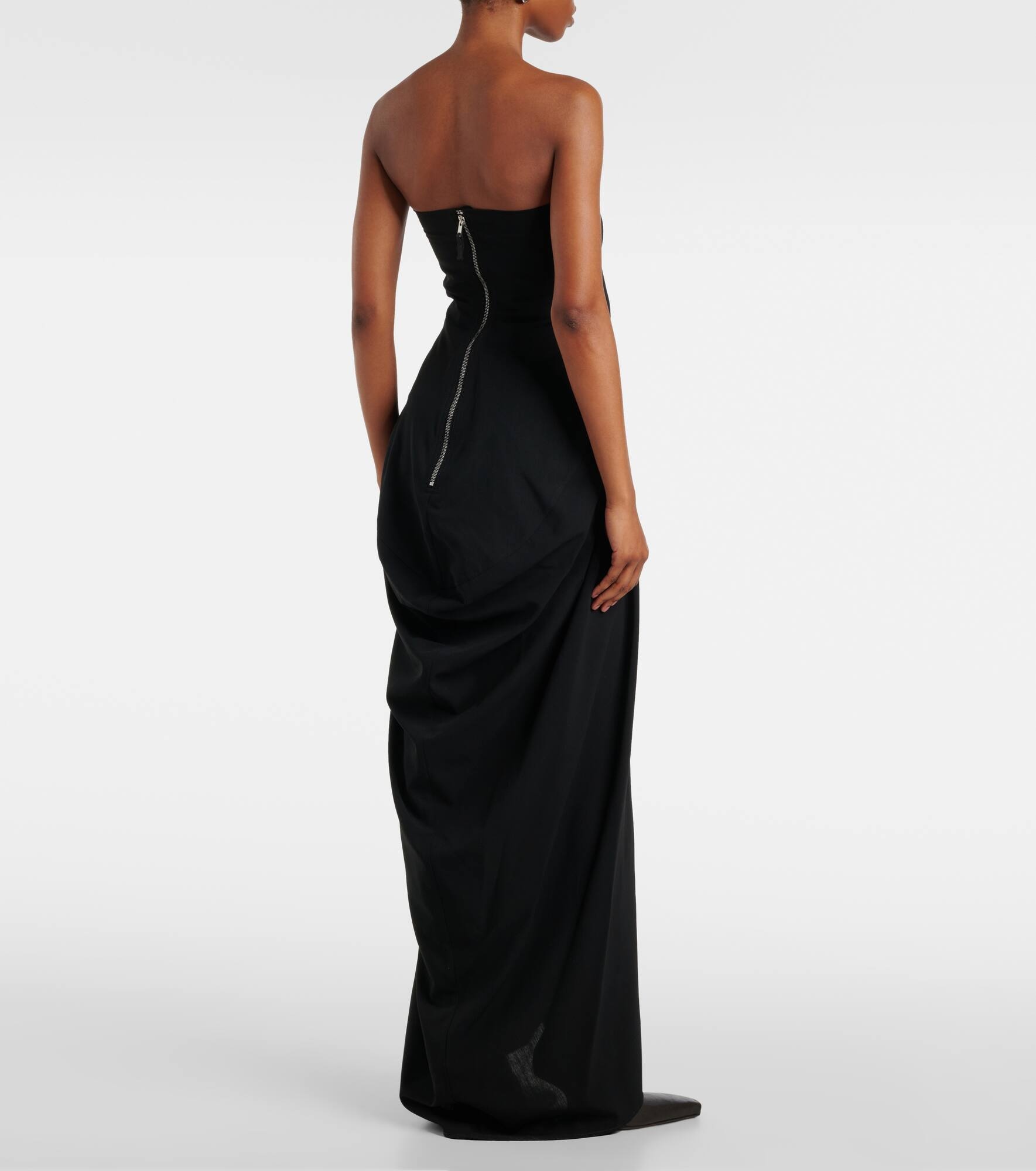 Amphora Prong wool grain de poudre gown - 3