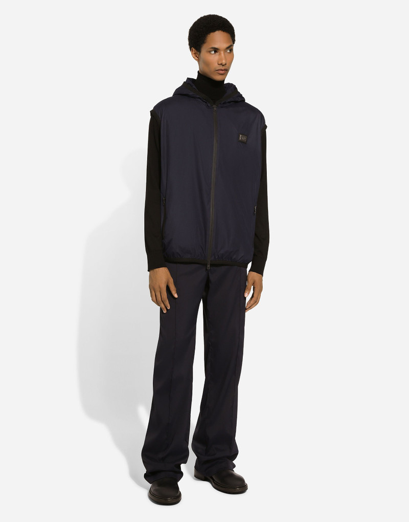 Dolce & Gabbana Hooded sports vest outlook