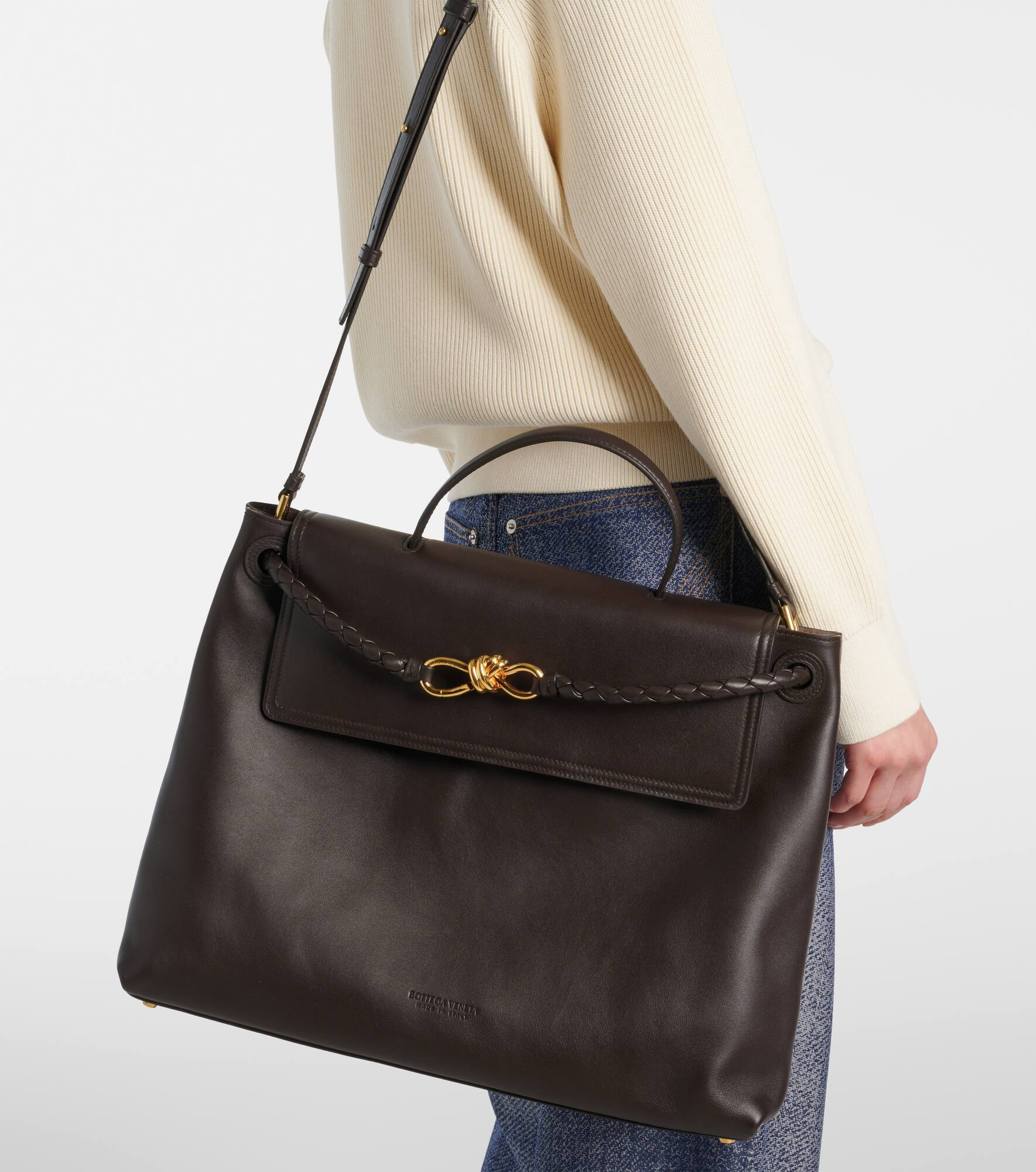 Ciao Ciao Large leather tote bag - 3