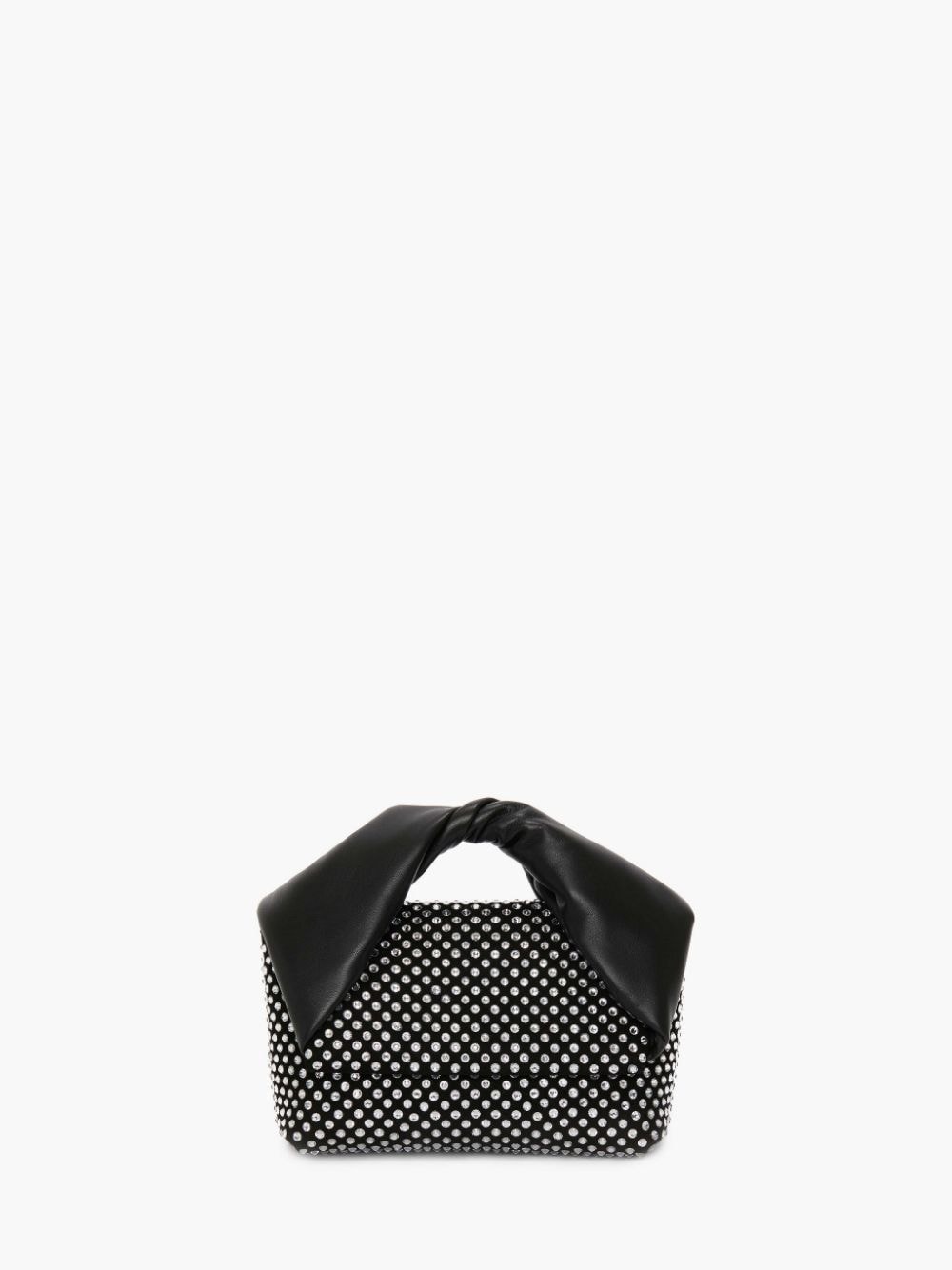 MEDIUM TWISTER - LEATHER TOP HANDLE BAG WITH CRYSTAL - 1