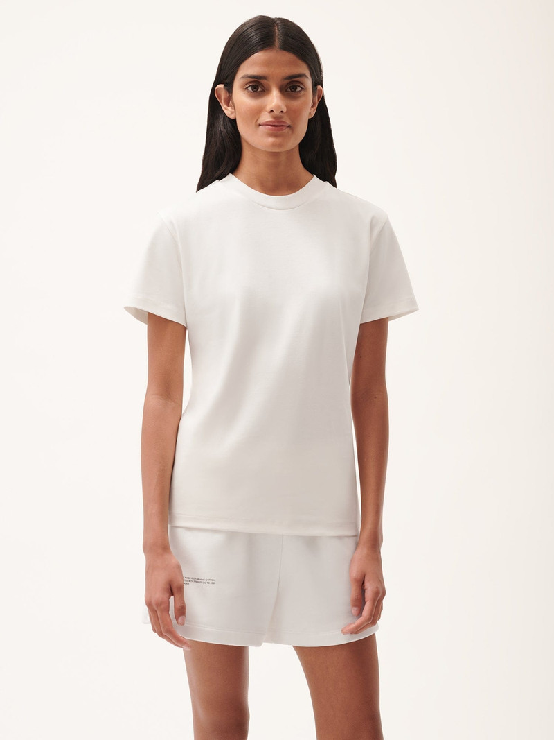 PANGAIA Women's DNA T-Shirt - Off-White outlook
