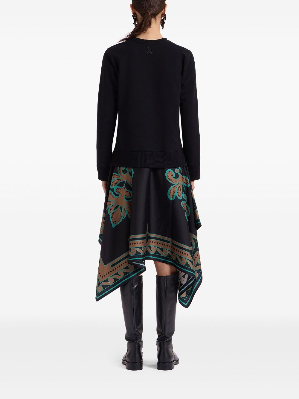 Sporty Foulard midi dress - 3