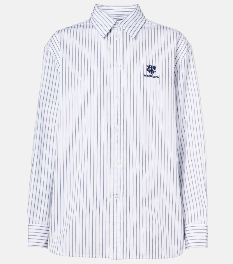 x Wimbledon striped cotton shirt 1