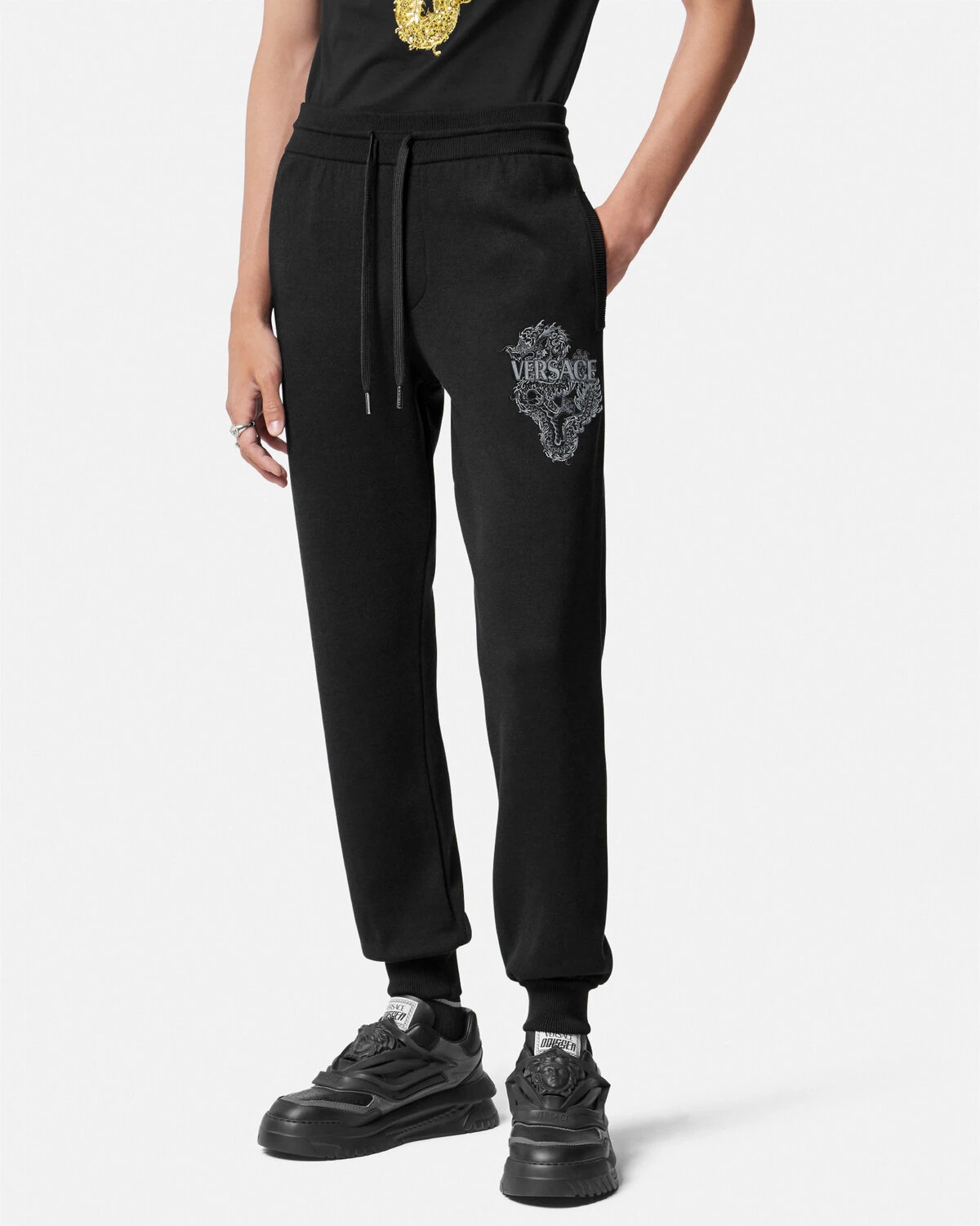 Year of the Dragon Knit Sweatpants - 4