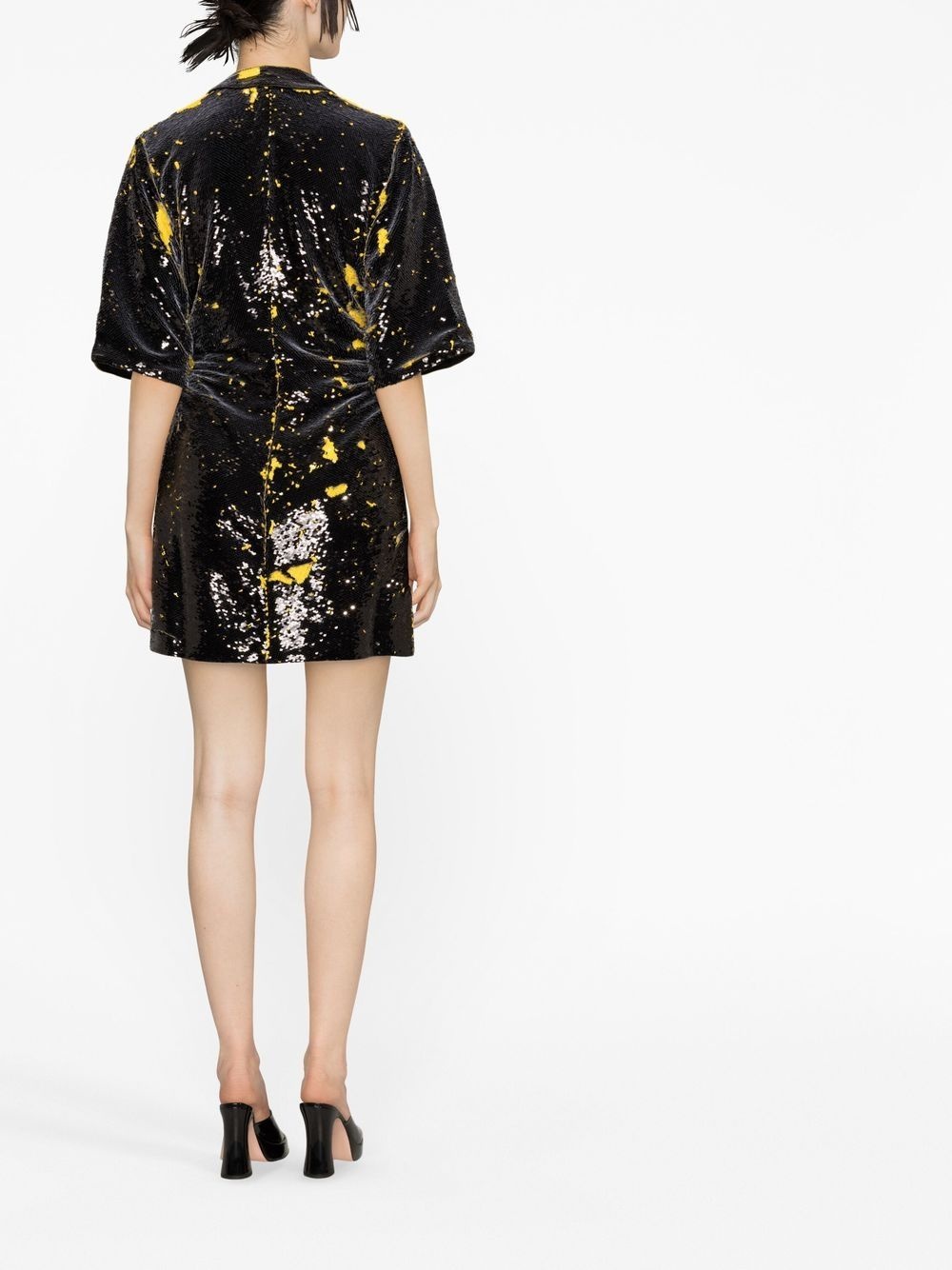paint-splatter minidress - 4