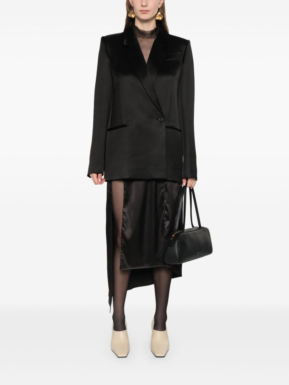 【関税込み】KHAITE WILLOW BLAZER Khaite Willow Jacket In Black | ShopSimon