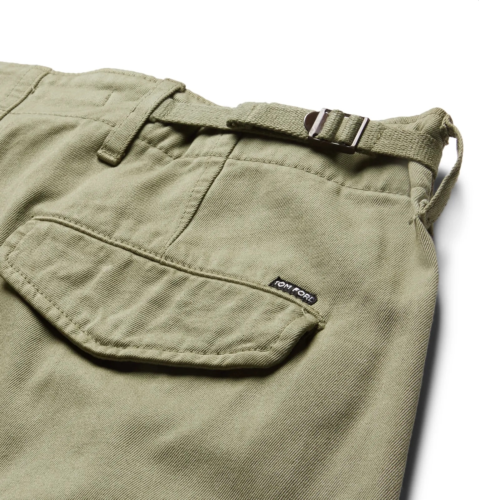 Slim-Fit Cotton-Twill Cargo Trousers - 6