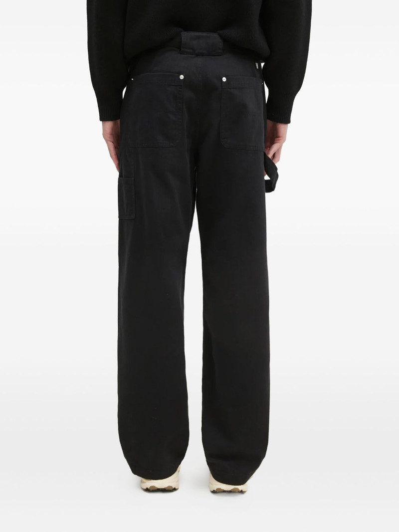 rivet-detail straight trousers 4