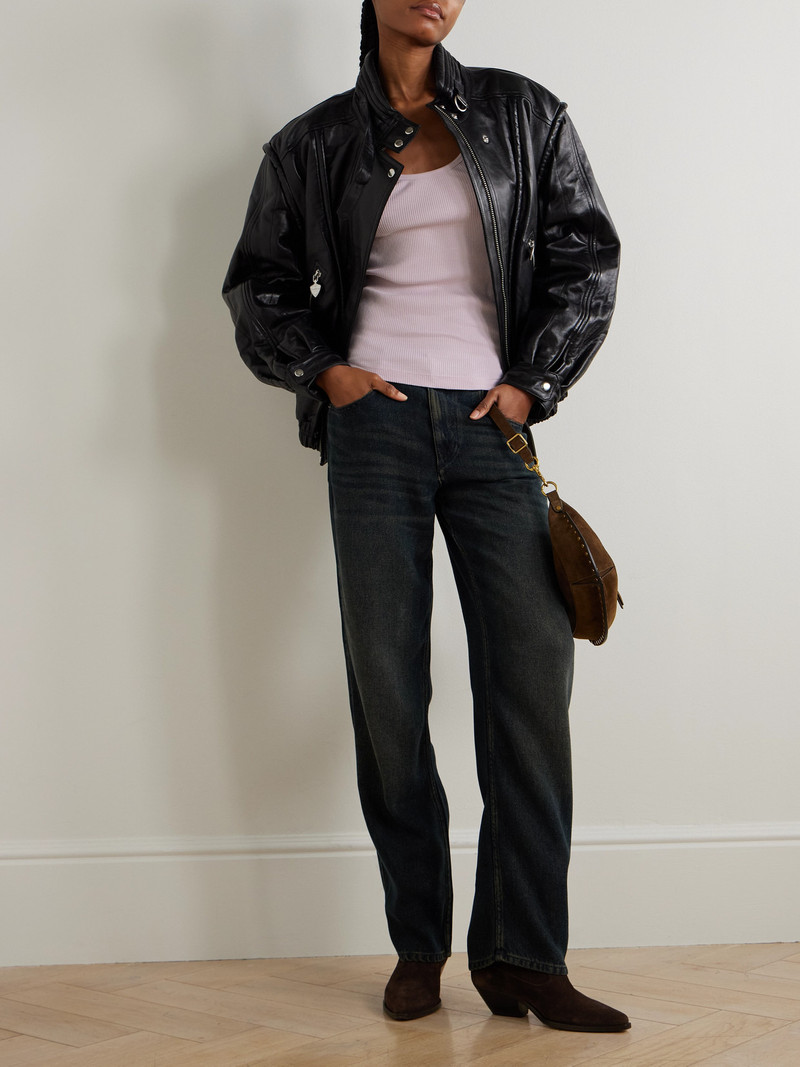 Isabel Marant Thea Embroidered Ribbed Cotton-jersey Tank outlook