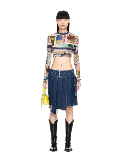 Off-White Xray Tulle Cropped L/s Top outlook