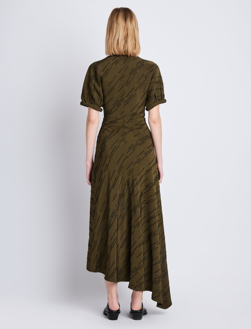 Vivienne 비대칭 Dress 에 질의 Stripe Flou 4