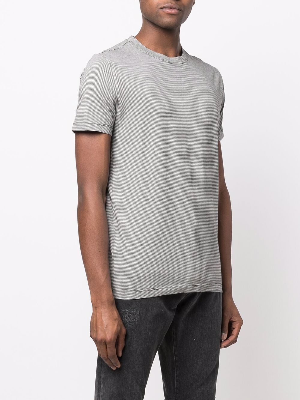 striped cotton T-shirt - 3