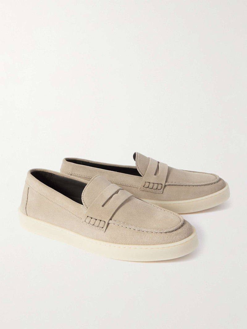 Suede Penny Loafers 4
