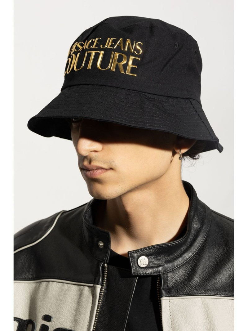VERSACE JEANS COUTURE logo-lettering bucket hat outlook