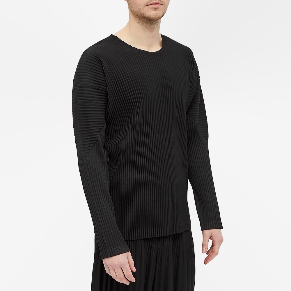 Homme Plissé Issey Miyake Long Sleeve Pleated Tee - 3