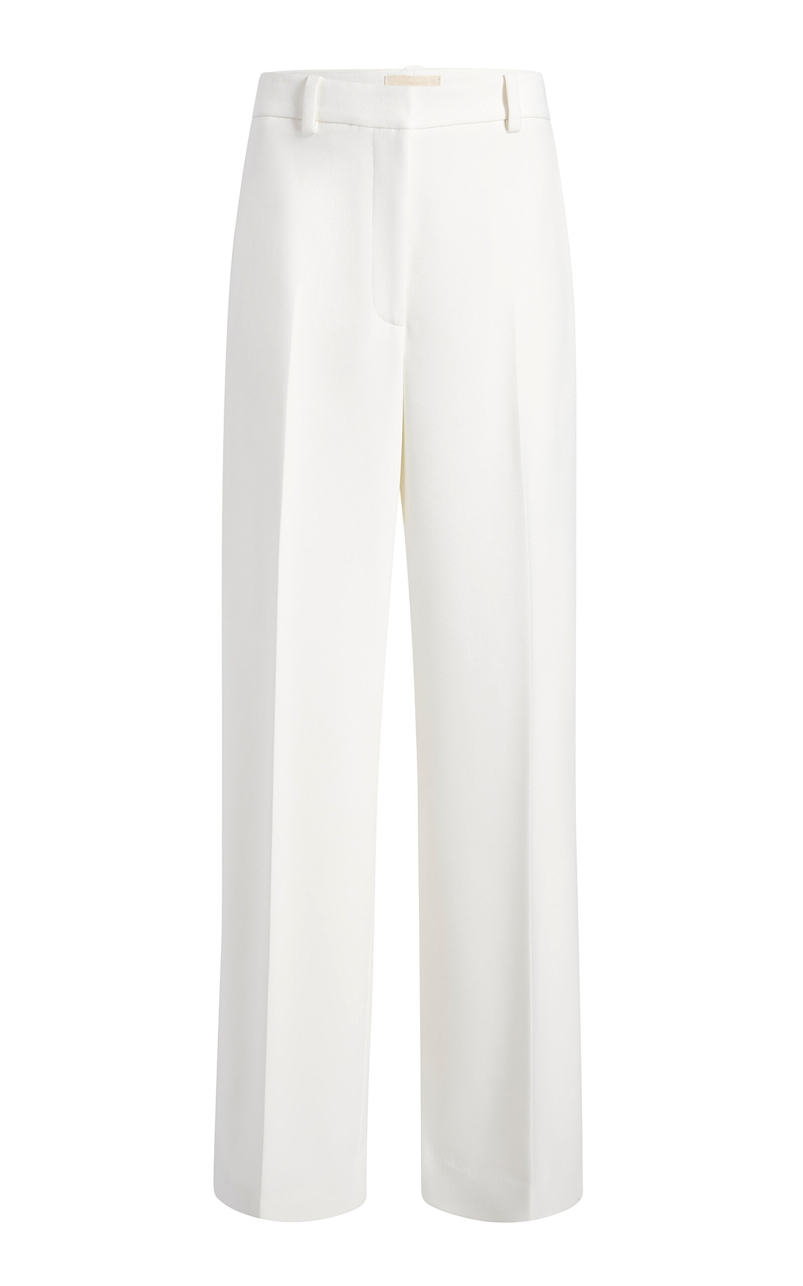 Bacall Pleated Wide-Leg Pants ivory - 1