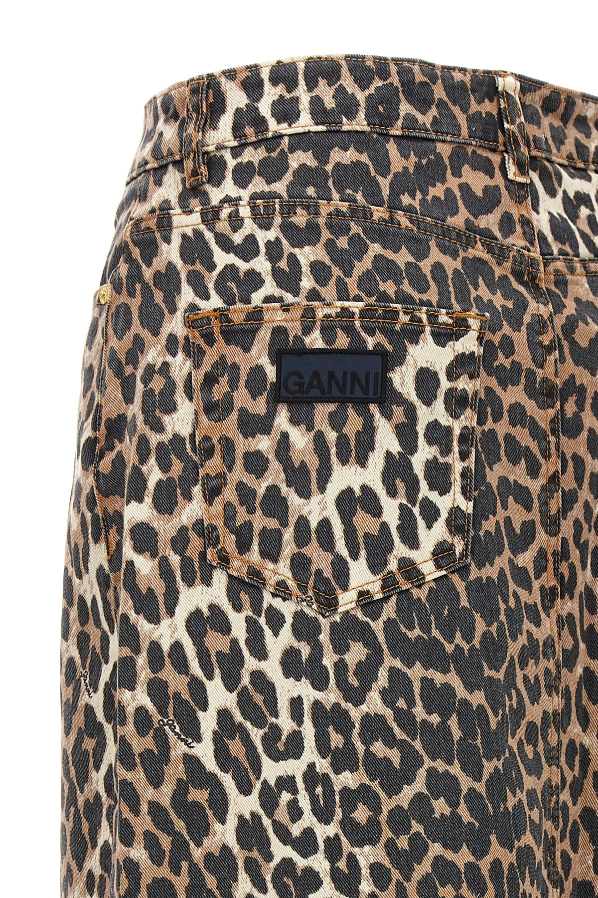 Animal print long skirt - 5